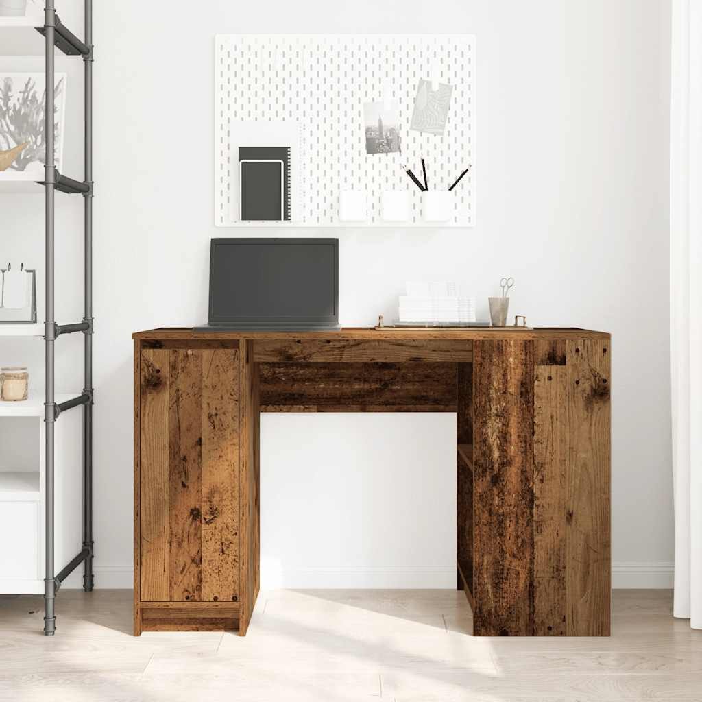 vidaXL Schreibtisch Schreibtisch Altholz-Optik 120x42x76 cm Holzwerkstoff