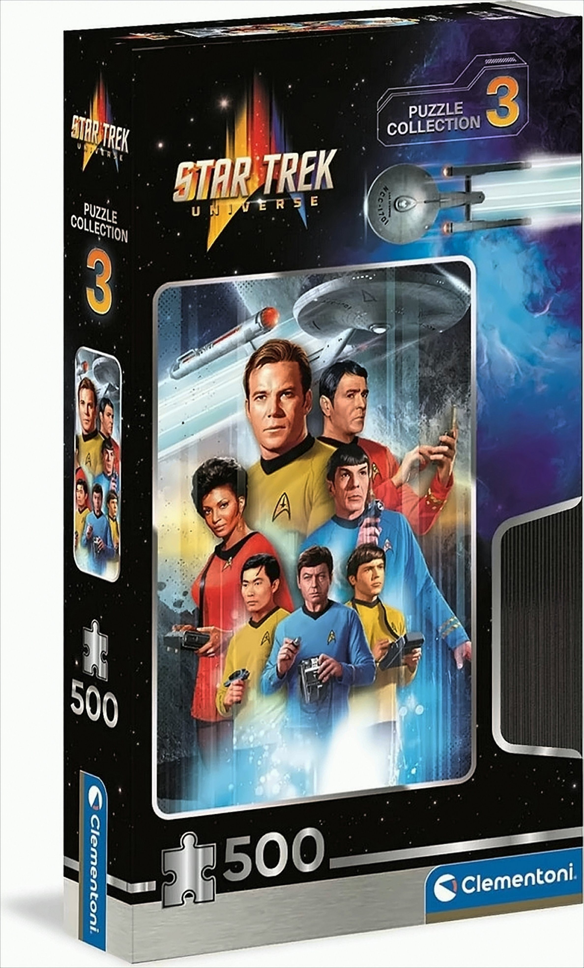 Clementoni® Puzzle Clementoni - Star Trek Collection 3, 500 Teile, Puzzleteile von Clementoni®