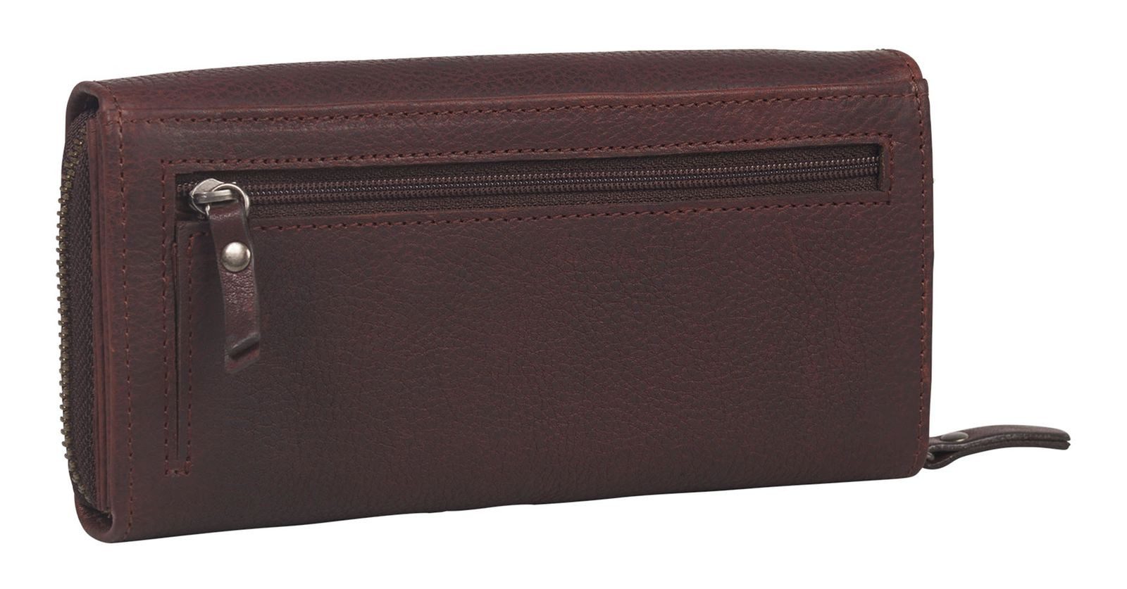 Burkely Geldbörse Purse, aus echtem Leder mit RFID-Blocker Schutz