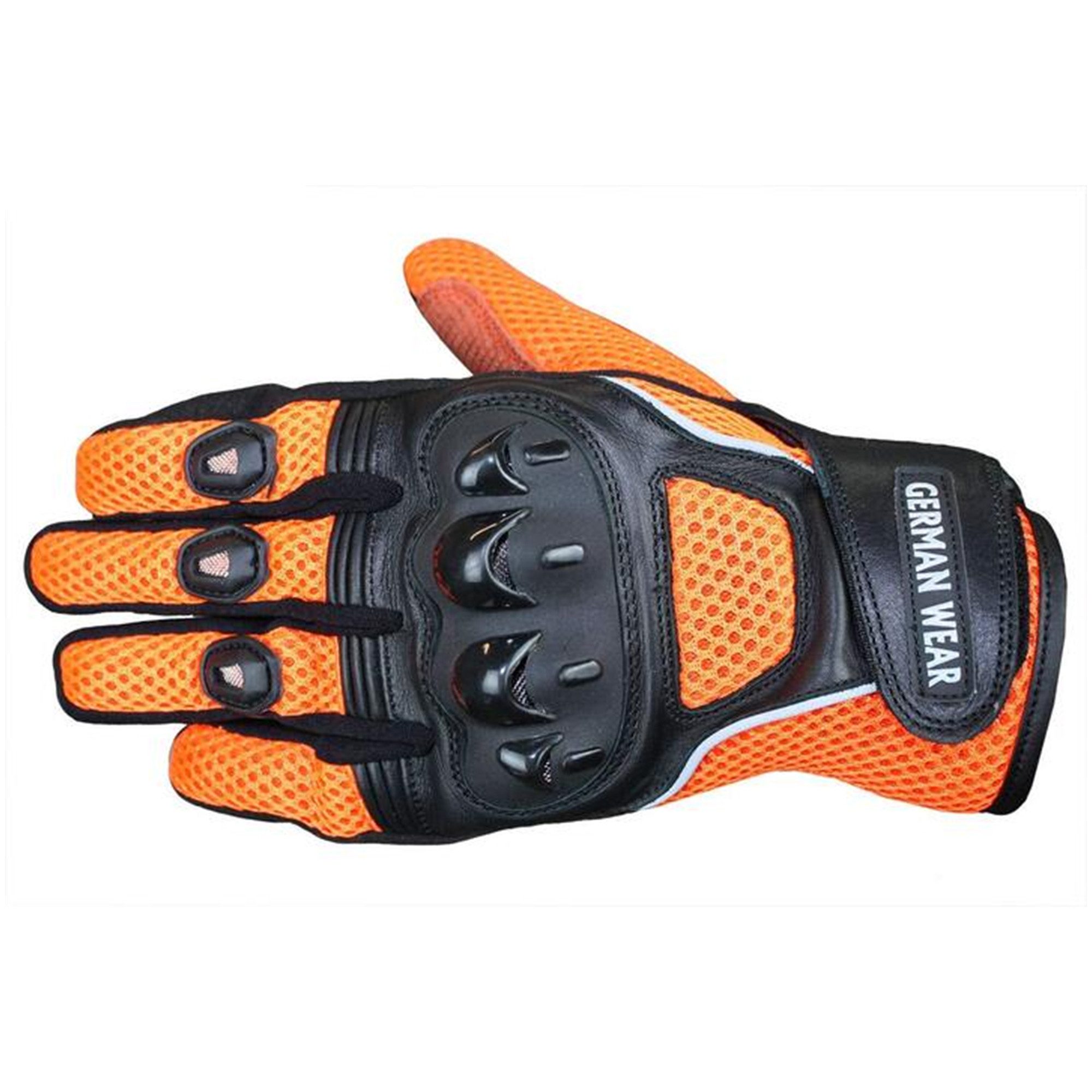 German Wear Motorradhandschuhe GW400G-M9 Motocross Biker Handschuhe Leder- & Textilhandschuhe in 6 Farben