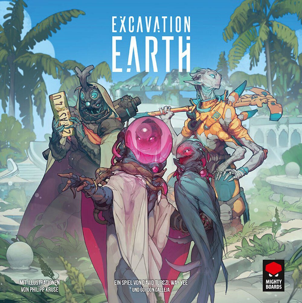 Mighty Boards Spiel, Excavation Earth (Spiel)
