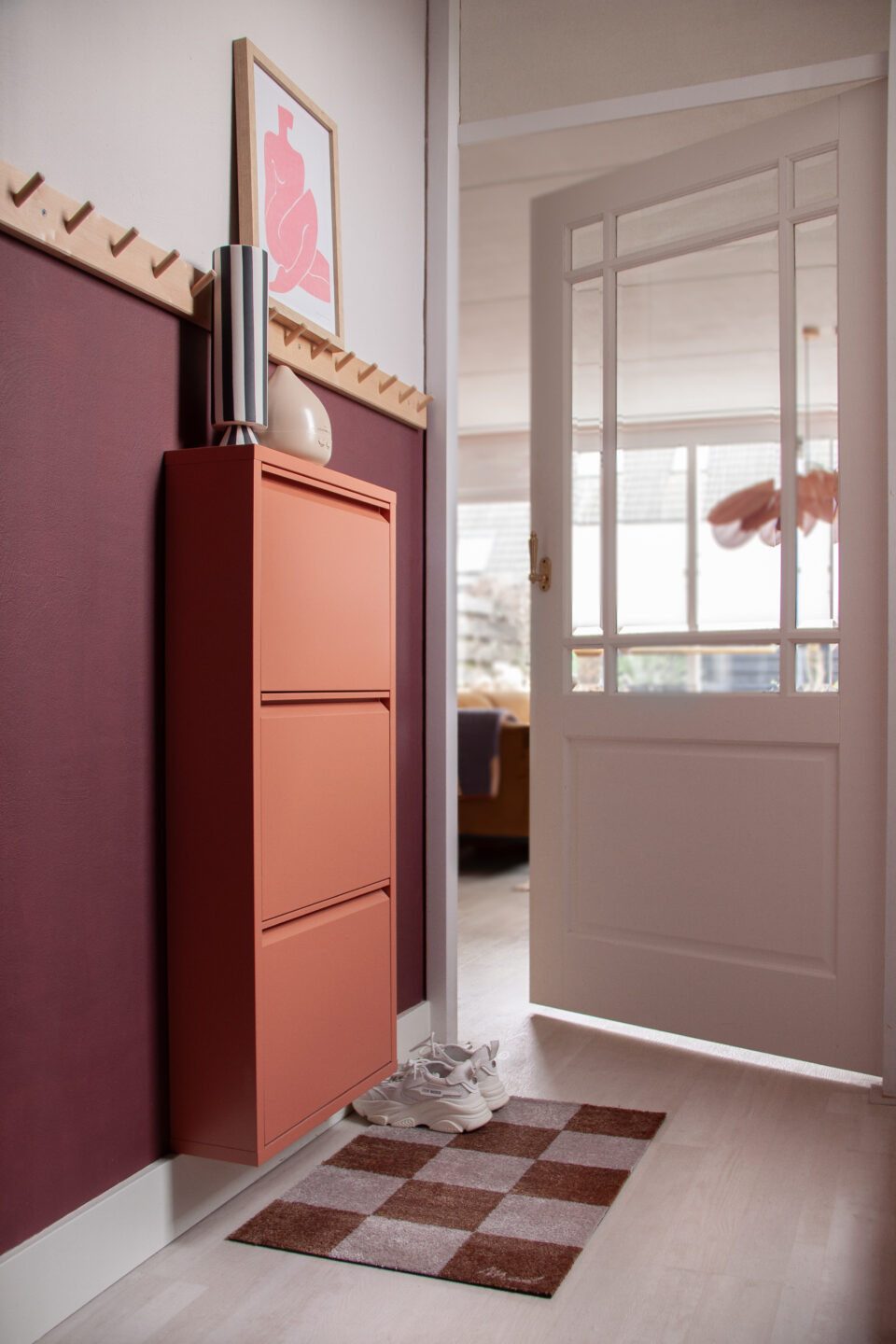 Mad about Mats Fußmatte kariert für innen, Indoor Türvorleger auch als Läufer erhältlich., Fußmatten Karo Design in verschiedenen Farben mit passenden Läufern