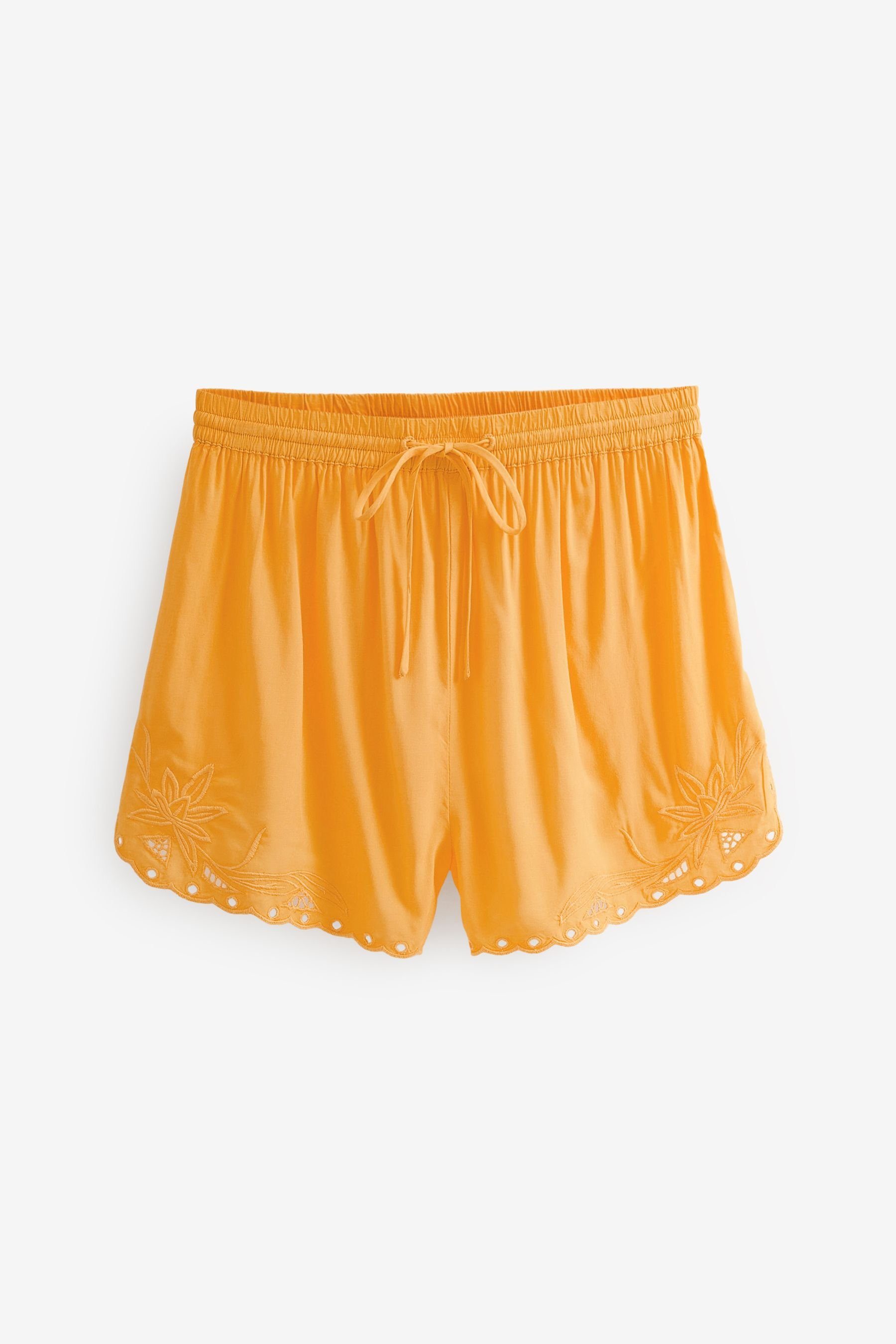 Next Strandshorts Shorts mit Stickereien (1-tlg) Yellow