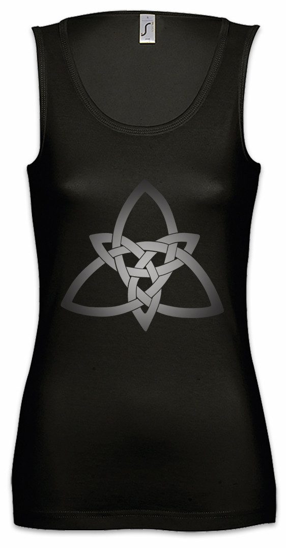 Urban Backwoods Tanktop Celtic Knot Logo Sign I Ärmelloses Damen T-Shirt Kelten Knoten Cross Runen Thor Gallier
