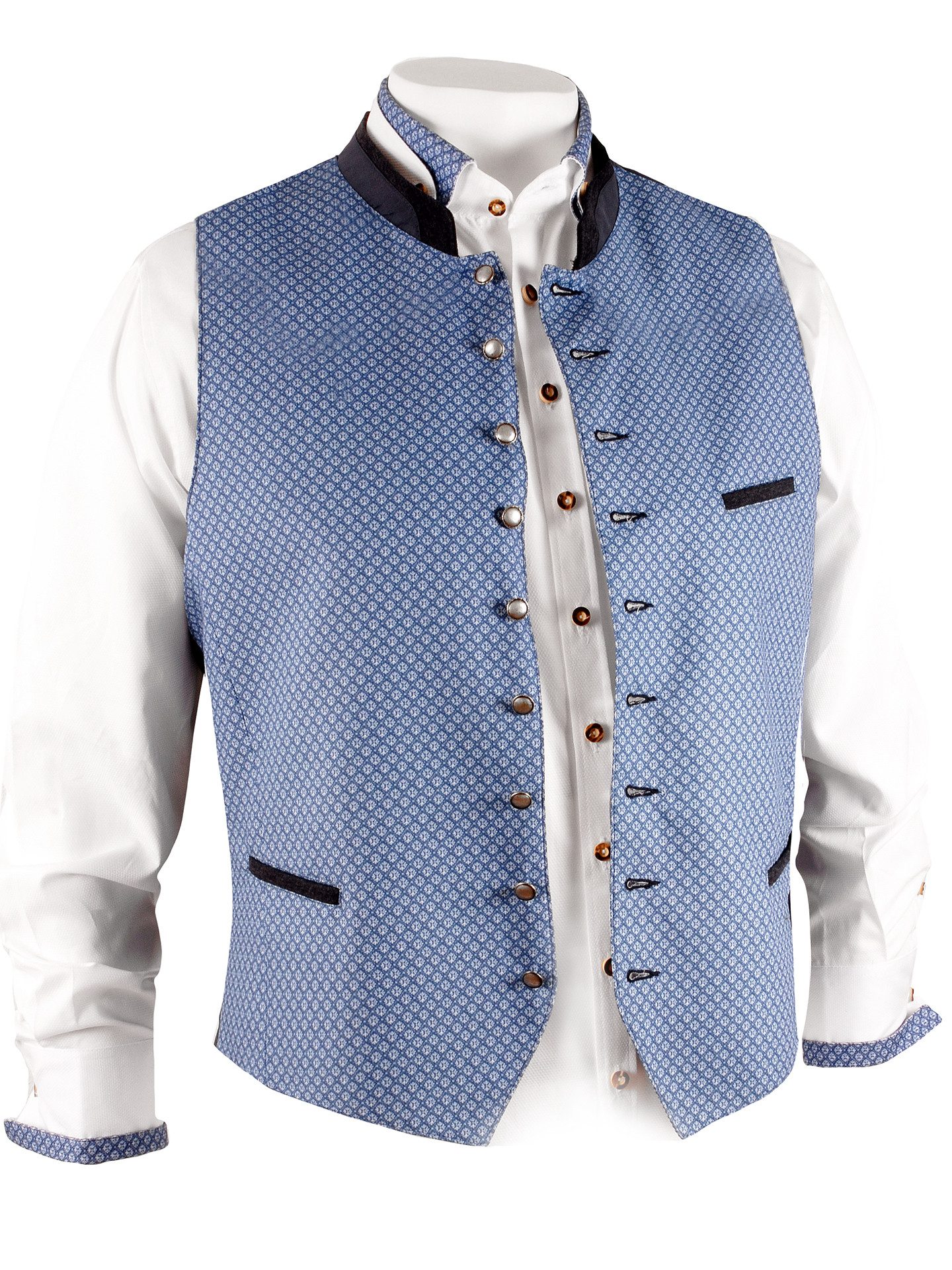 Moschen-Bayern Trachtenhemd Trachtenhemd SLIM FIT Herren Stehkragen Wiesn-H günstig online kaufen