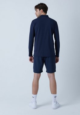 SPORTKIND Funktionsshirt Golf Polo Shirt Langarm Jungen & Herren navy blau