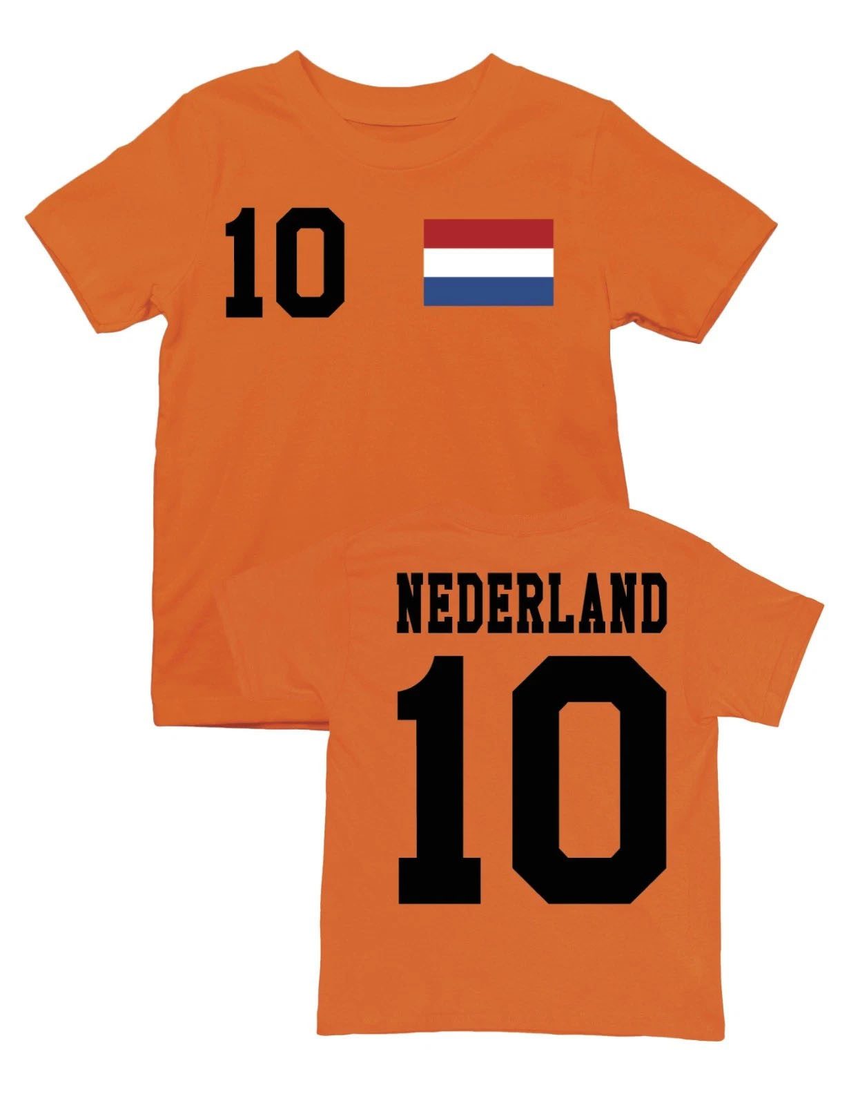 Youth Designz T-Shirt Niederlande Kinder T-Shirt im Fußball Trikot Look mit trendigem Print