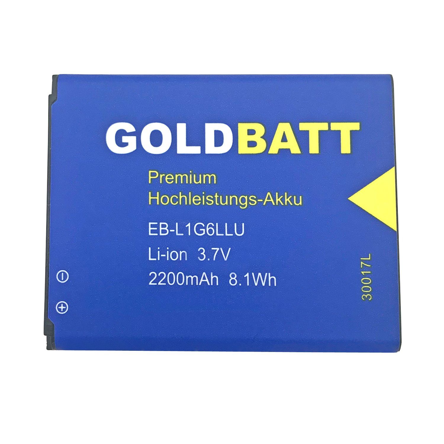 GOLDBATT Akku für Samsung Galaxy S3 I9300 GTi9300 GTi9305 LTE i939 i9300 Akku Ersatzakku Akku 2200 mAh (3,7 V, 1 St), optimale Passgenauigkeit, 100 % kompatibel