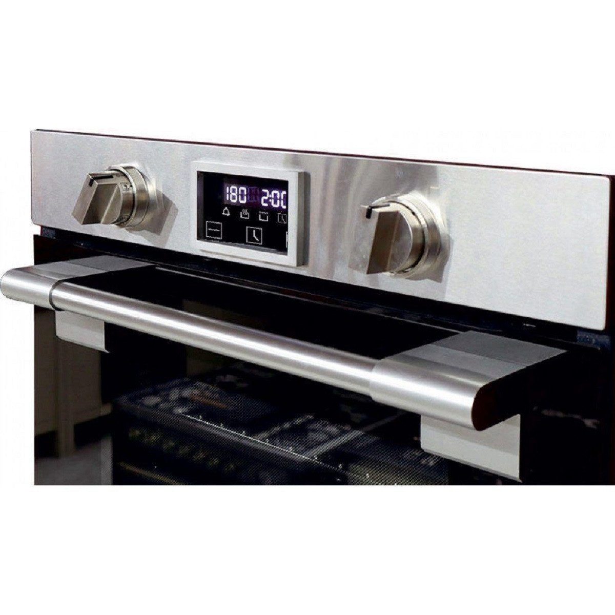 Kaiser Küchengeräte Backofen-Set Herd Set Autark Einbau Backofen, Bratautomatik,massives Metall, 79L, SOFTCLOSE-System 11 Fkt., 60 cm+ Induktions Kochfeld Autark Herd Power Booster 60 cm Anti Scratch/ matt EH 6337+KCT 6110 FI, mit 1-fach-Teleskopauszug