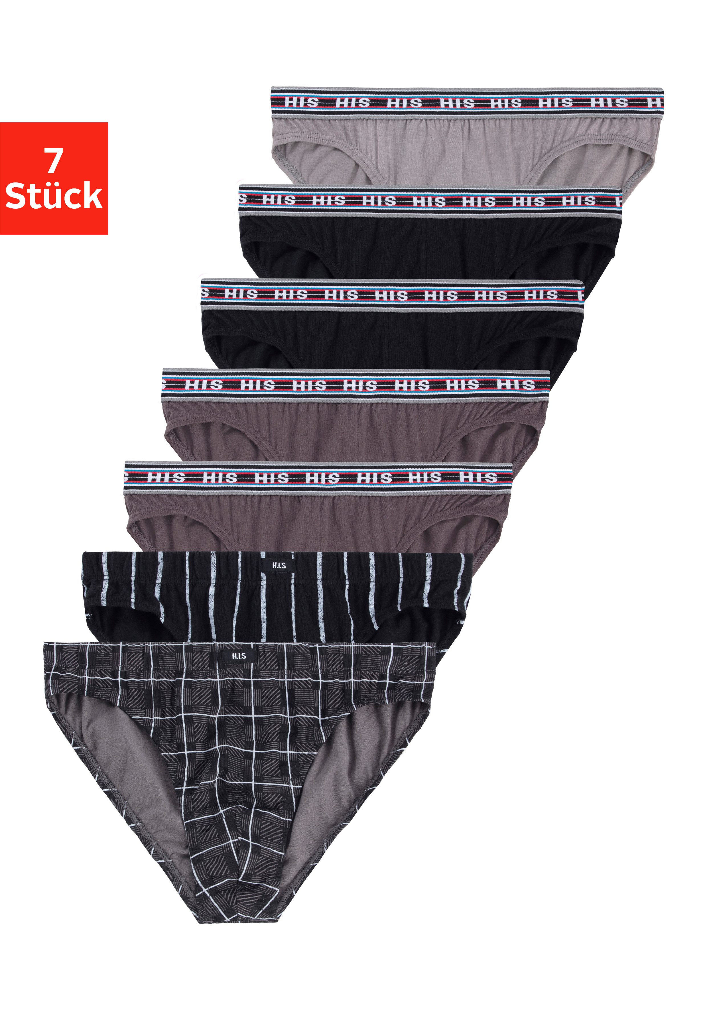 H.I.S Slip (Packung, 7-St) aus Baumwoll-Stretch