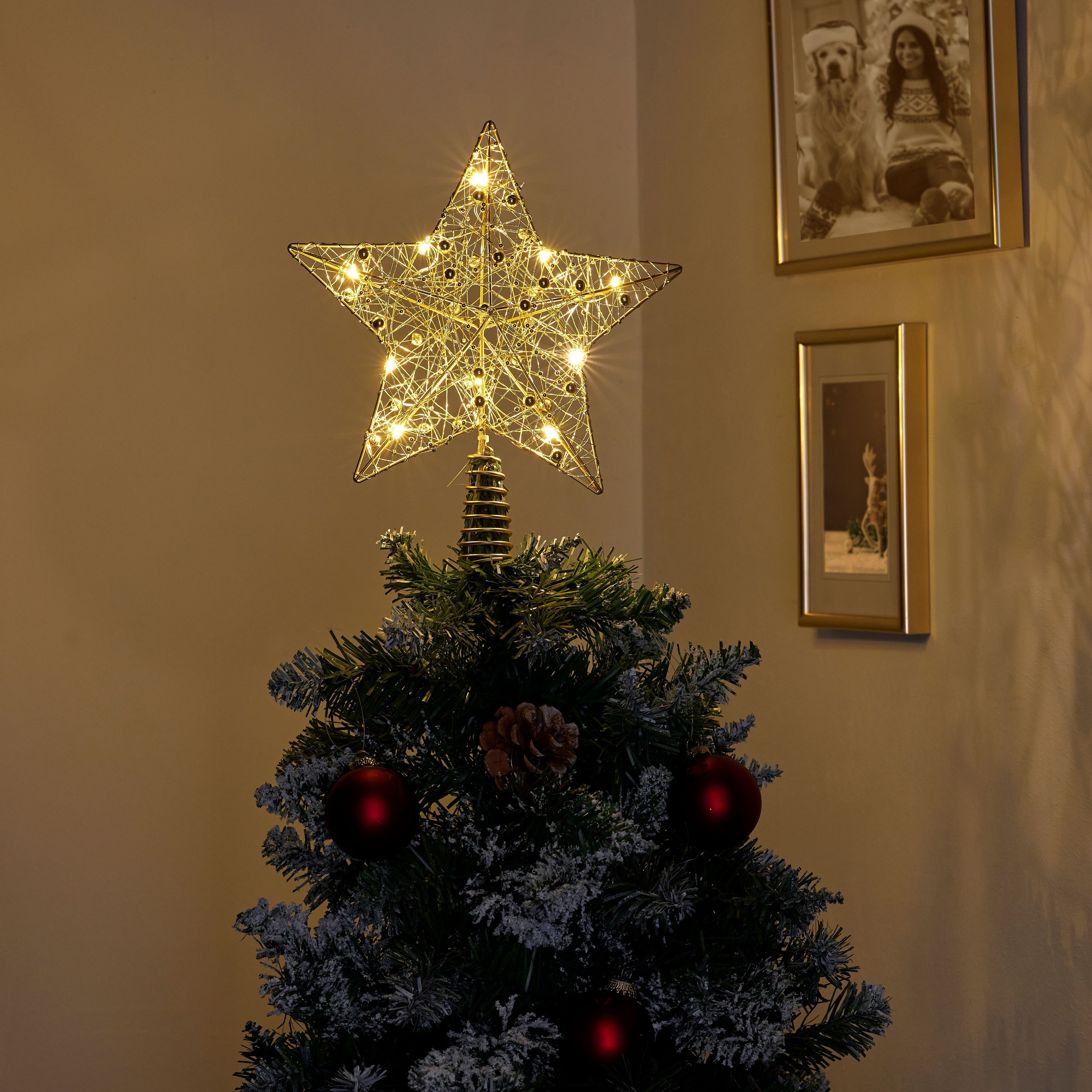 Northpoint Weihnachtsbaumkugel mit Befestigungsclip und Timerfunktion 3000K günstig online kaufen