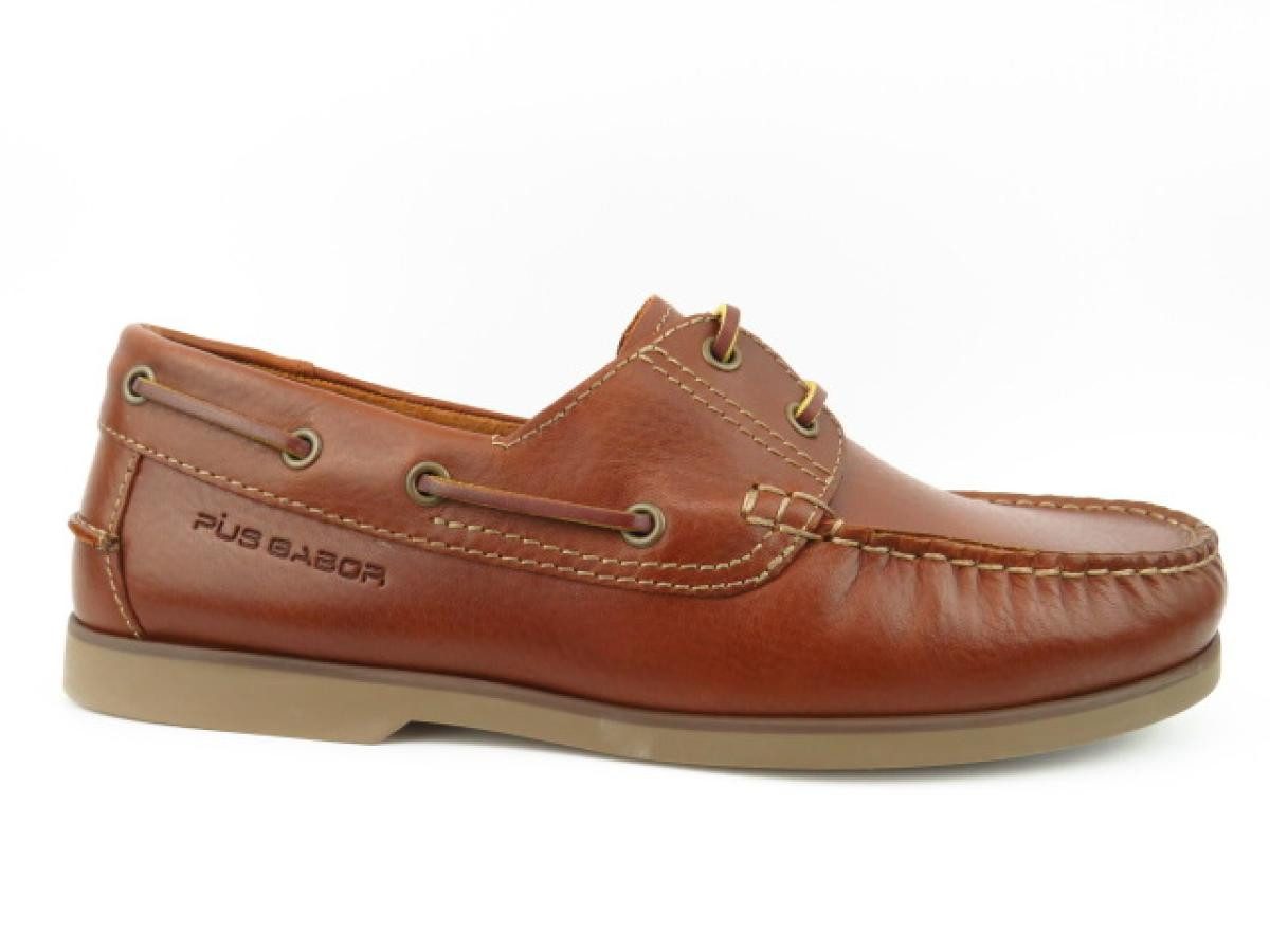 Pius Gabor Oil Pull up chestnut Schnürschuh