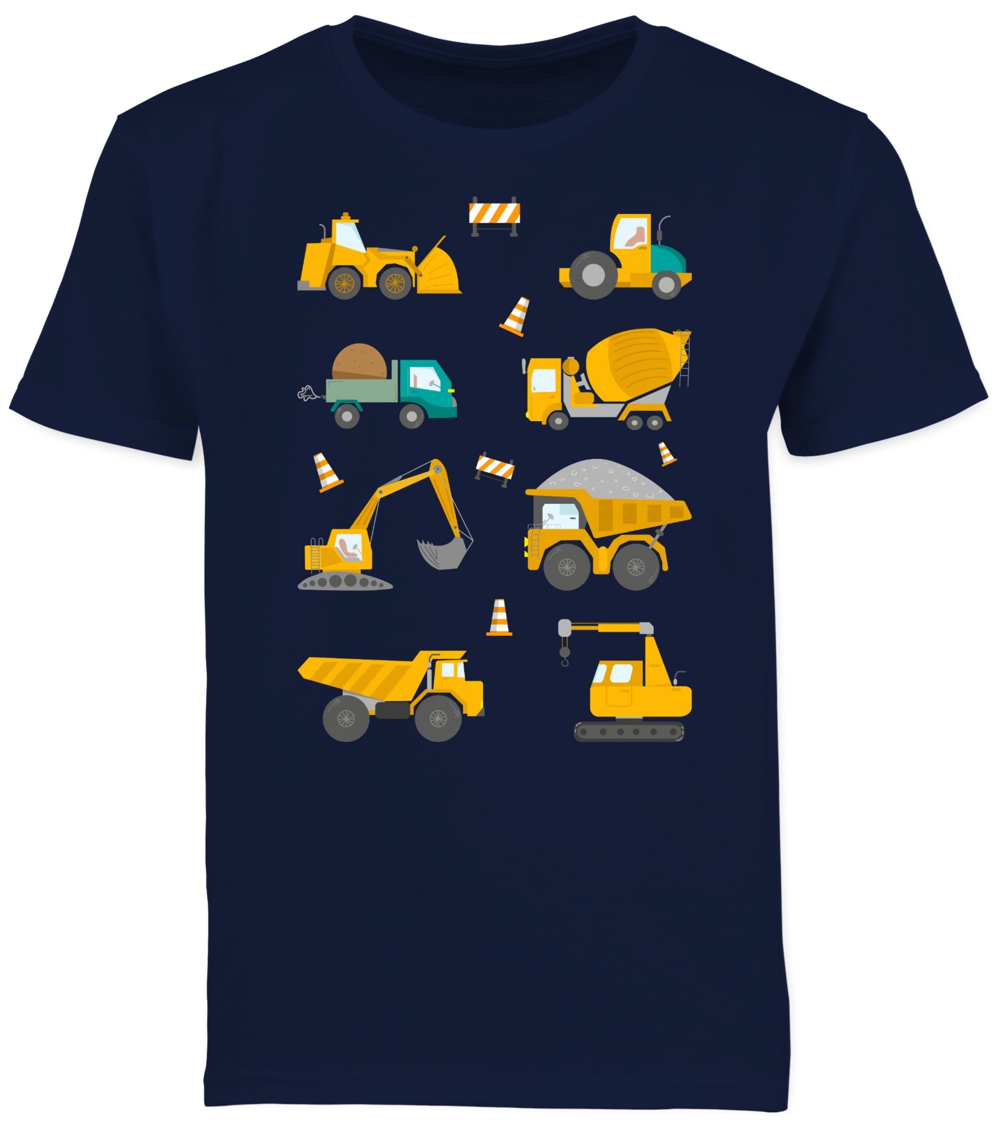 T-Shirt Baustellen Fahrzeuge