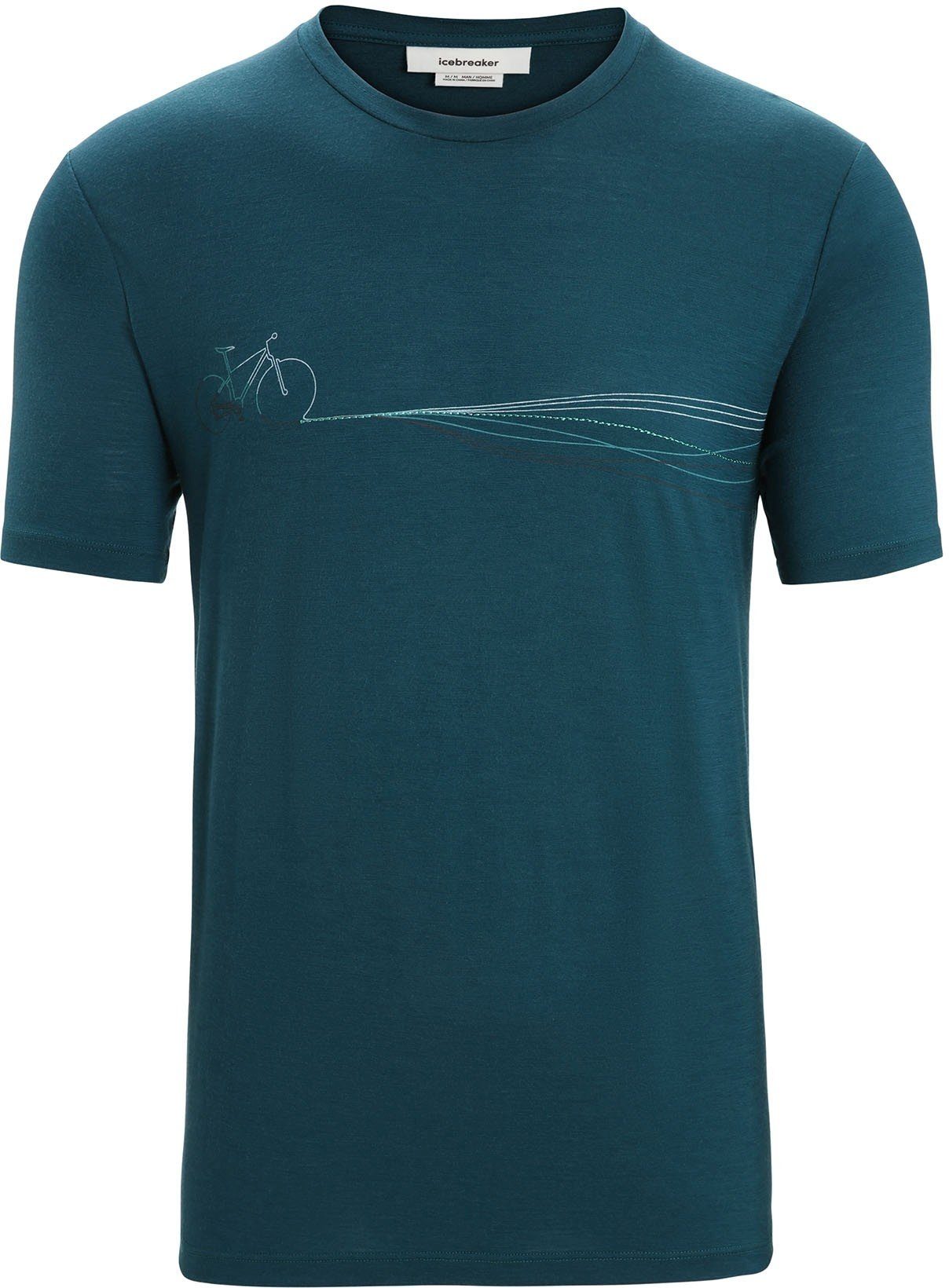 Icebreaker T-Shirt Tech Lite II SS Tee Cadence Paths