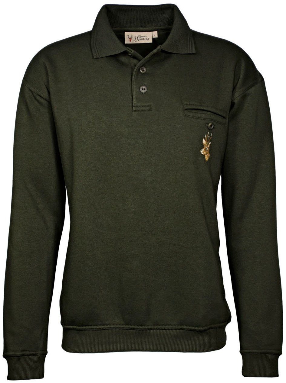 Hubertus® Hunting Sweater Jagdsweater mit Motiv günstig online kaufen