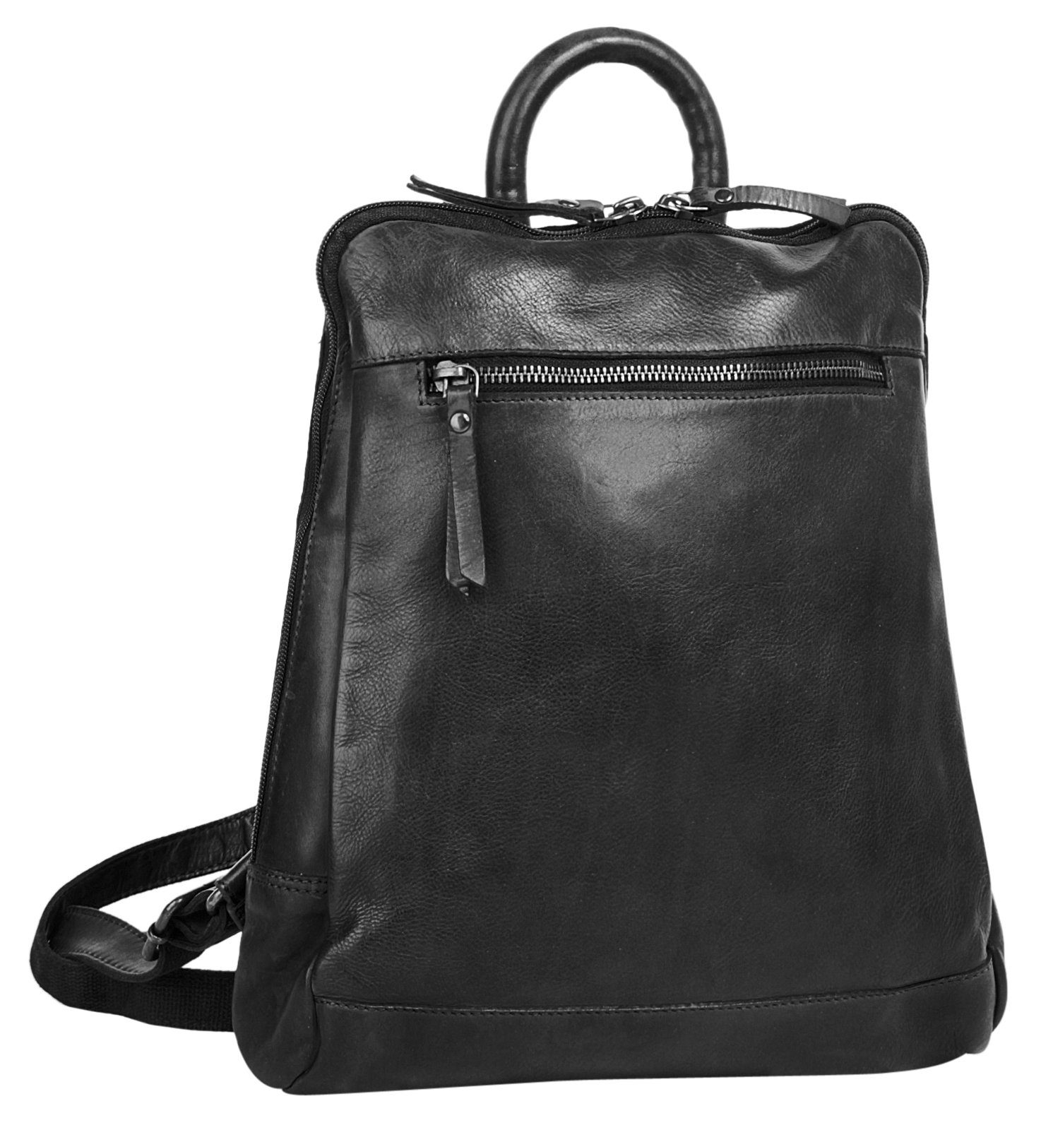 X-Zone Tagesrucksack, echt Leder günstig online kaufen