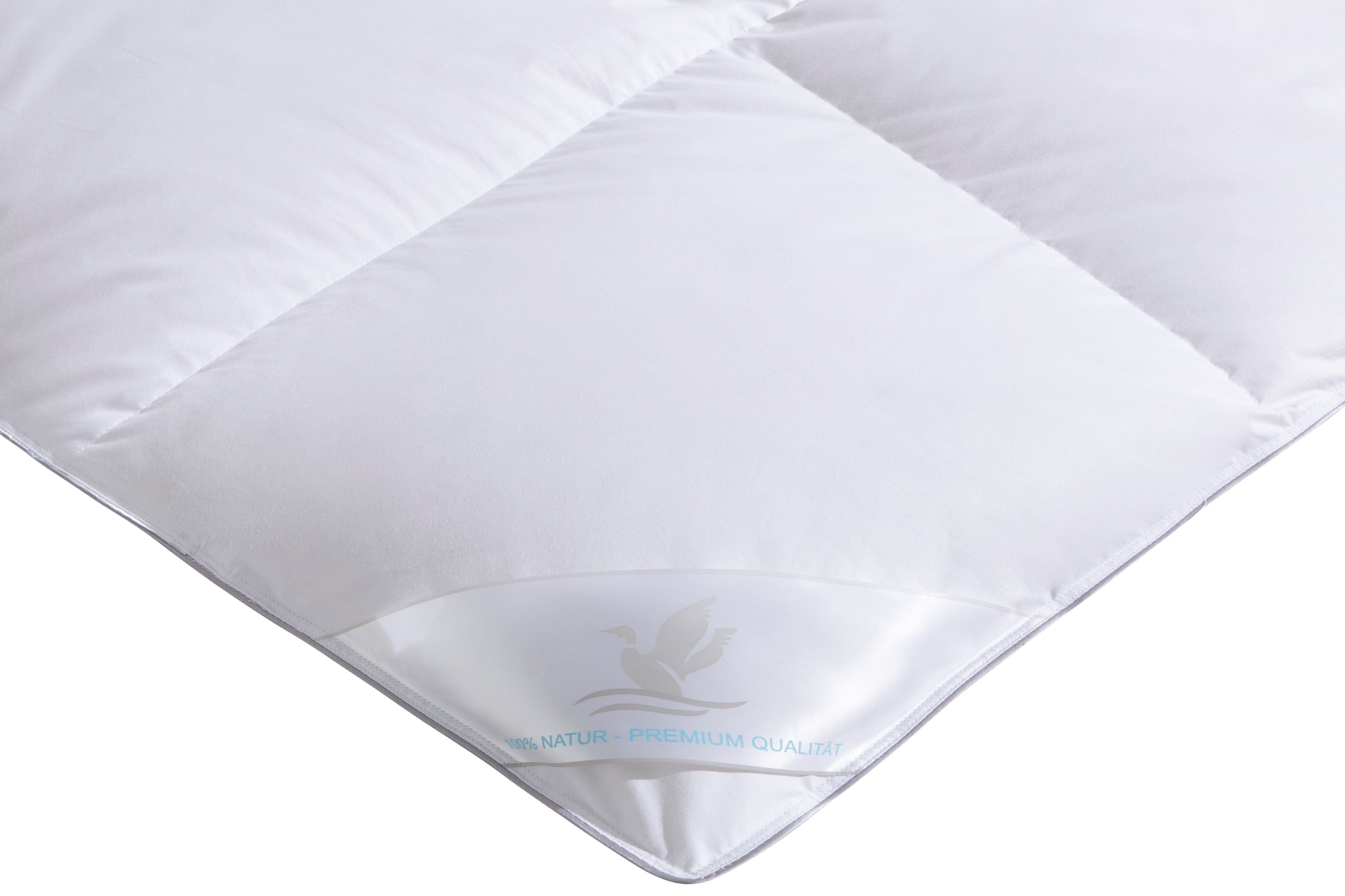 Otto Keller Daunenbettdecke Star, Bettdecken für Sommer oder Winter, Decke, Ganzjahresdecke, Füllung: 100% Daunen, Bezug: 100% Baumwolle, Bettdecke 135x200 cm, 155x220 cm und weitere Größen, Made in Germany