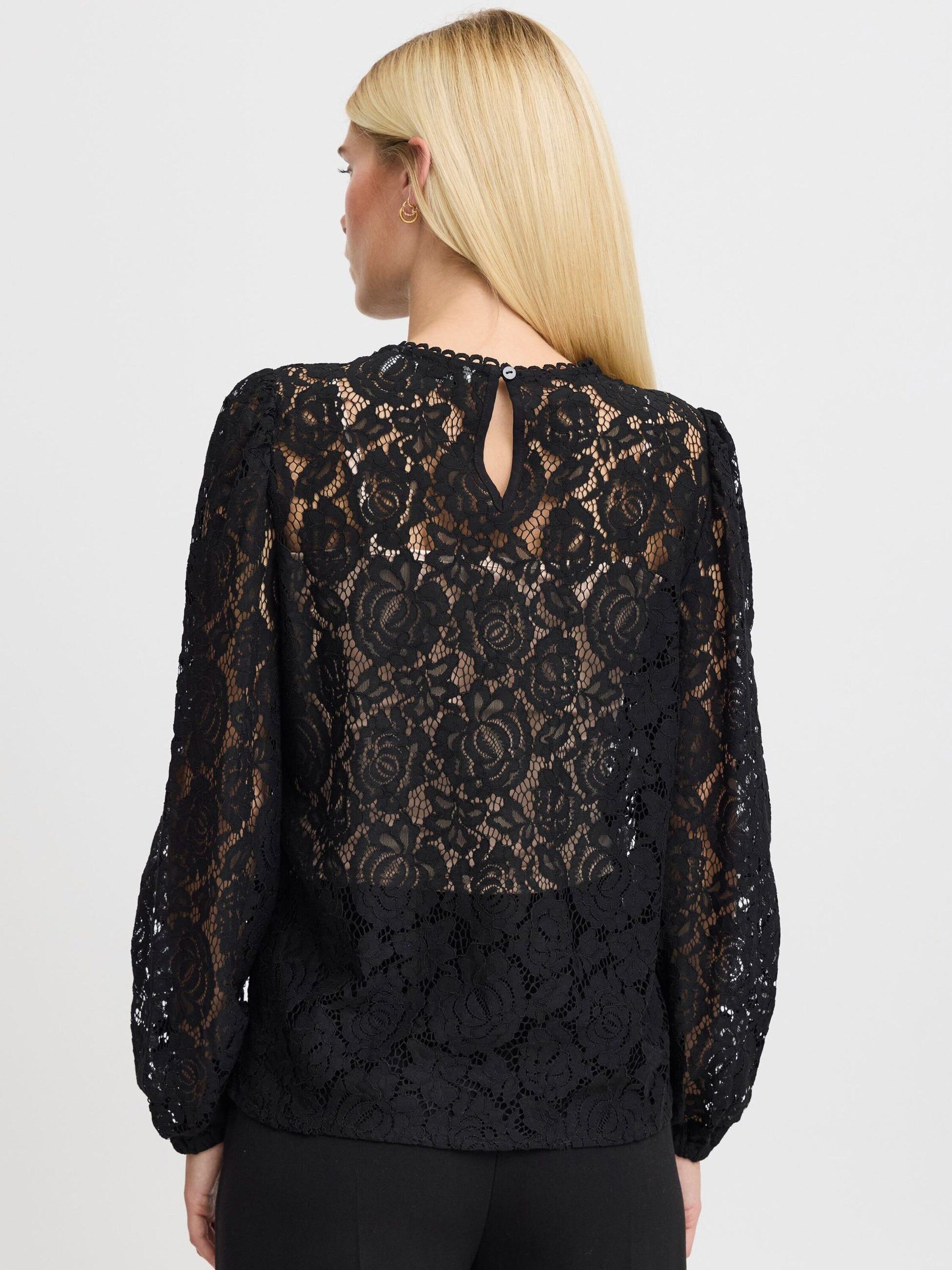 b.young Langarmbluse Gilace (1-tlg) Spitze