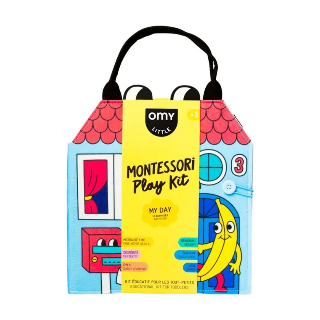 suebidou Stoffbuch Montessori Play Kit Busy Book mit wertvollen Aktivitäten, nachhaltig, kreativ