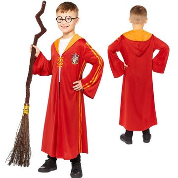 Amscan Kostüm Harry Potter Quidditch Umhang Gryffindor rot-gold für Kinder