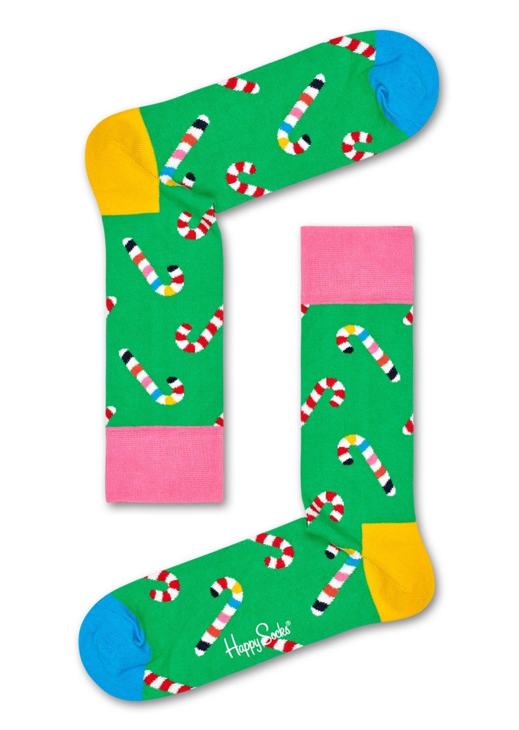 Happy Socks Socken Tagessocke Crew Holiday (Zuckerstange) Geschenkbox 3er günstig online kaufen