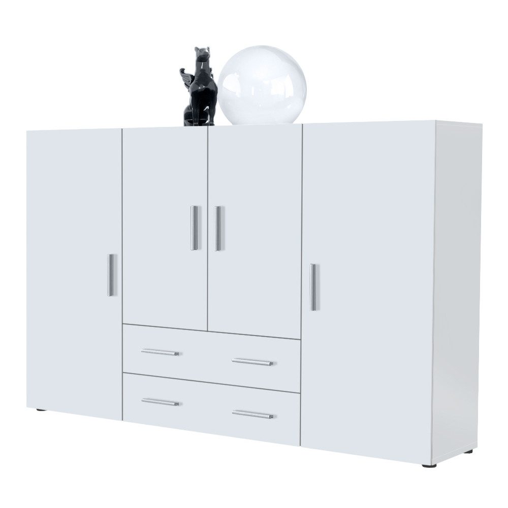 Vladon Highboard Nora (Anrichte mit 2 Schubladen, und 4 Türen mit insgesamt günstig online kaufen