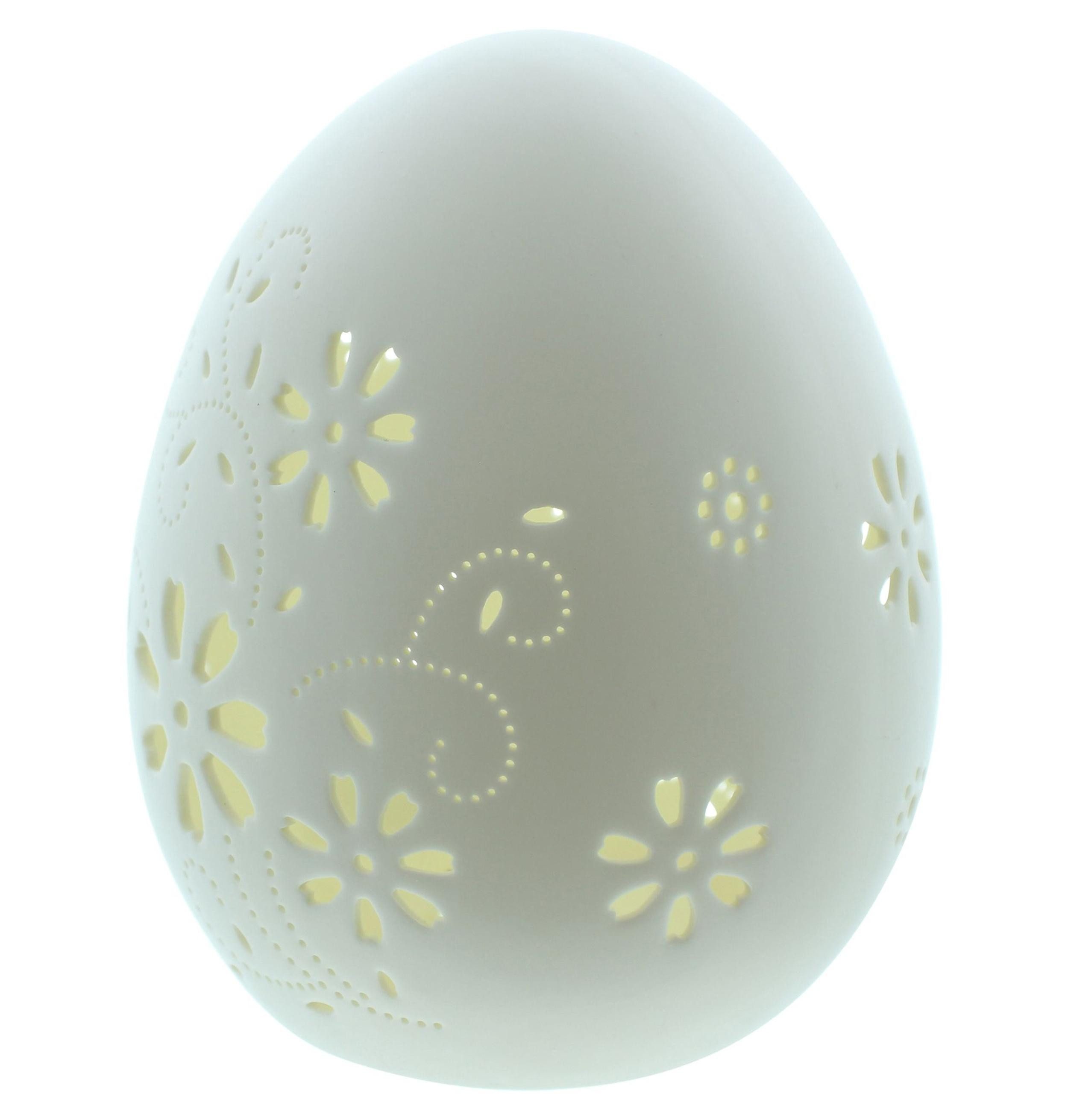 LED Dekoobjekt LED-Ei "Blüten"