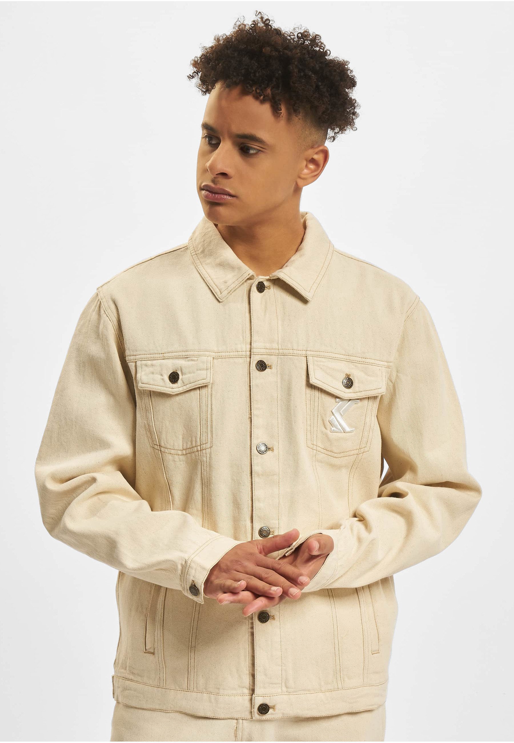 Karl Kani Jeansjacke Karl Kani Herren KU221-015-1 KK OG Ecru Jacket (1-St)
