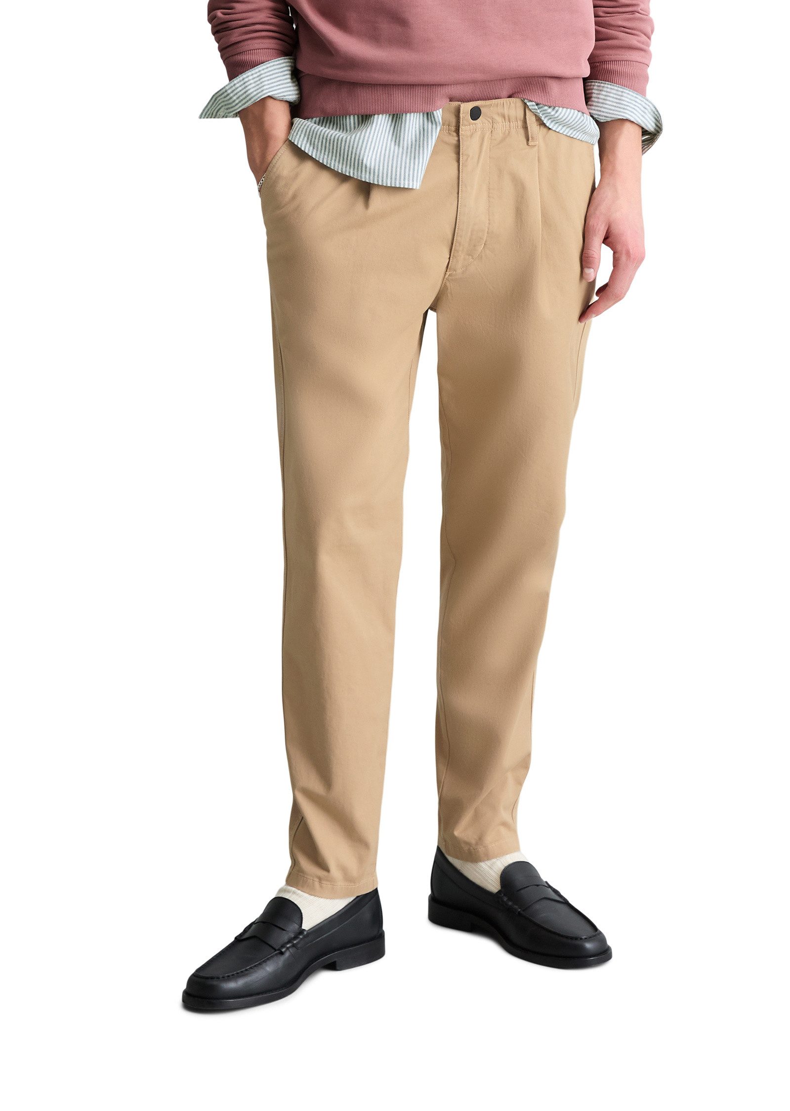 Marc O'Polo DENIM Chinohose aus Bio-Baumwoll-Mix