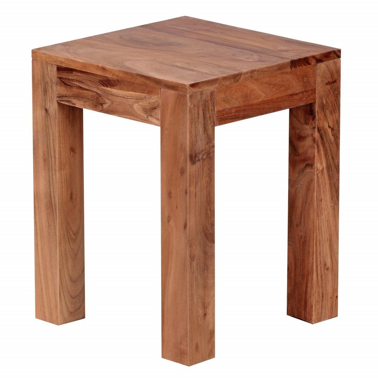 Wohnzimmer-Tisch cm 35 furnicato Massiv-Holz 35 Akazie MUMBAI x Beistelltisch