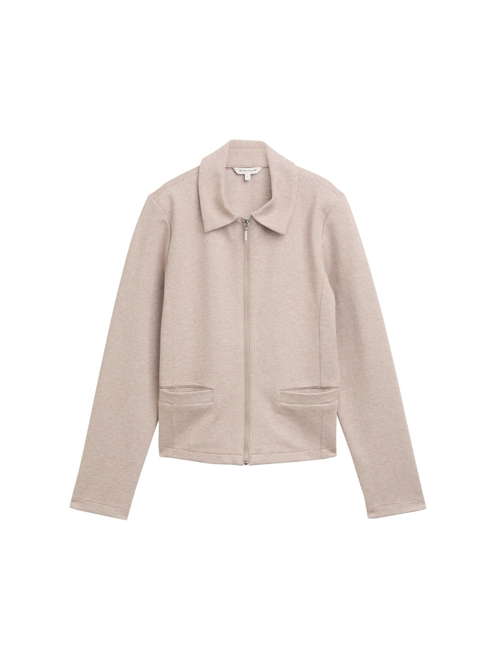 TOM TAILOR Jackenblazer Blazer Regular Fit Jacke mit Reißverschluss günstig online kaufen