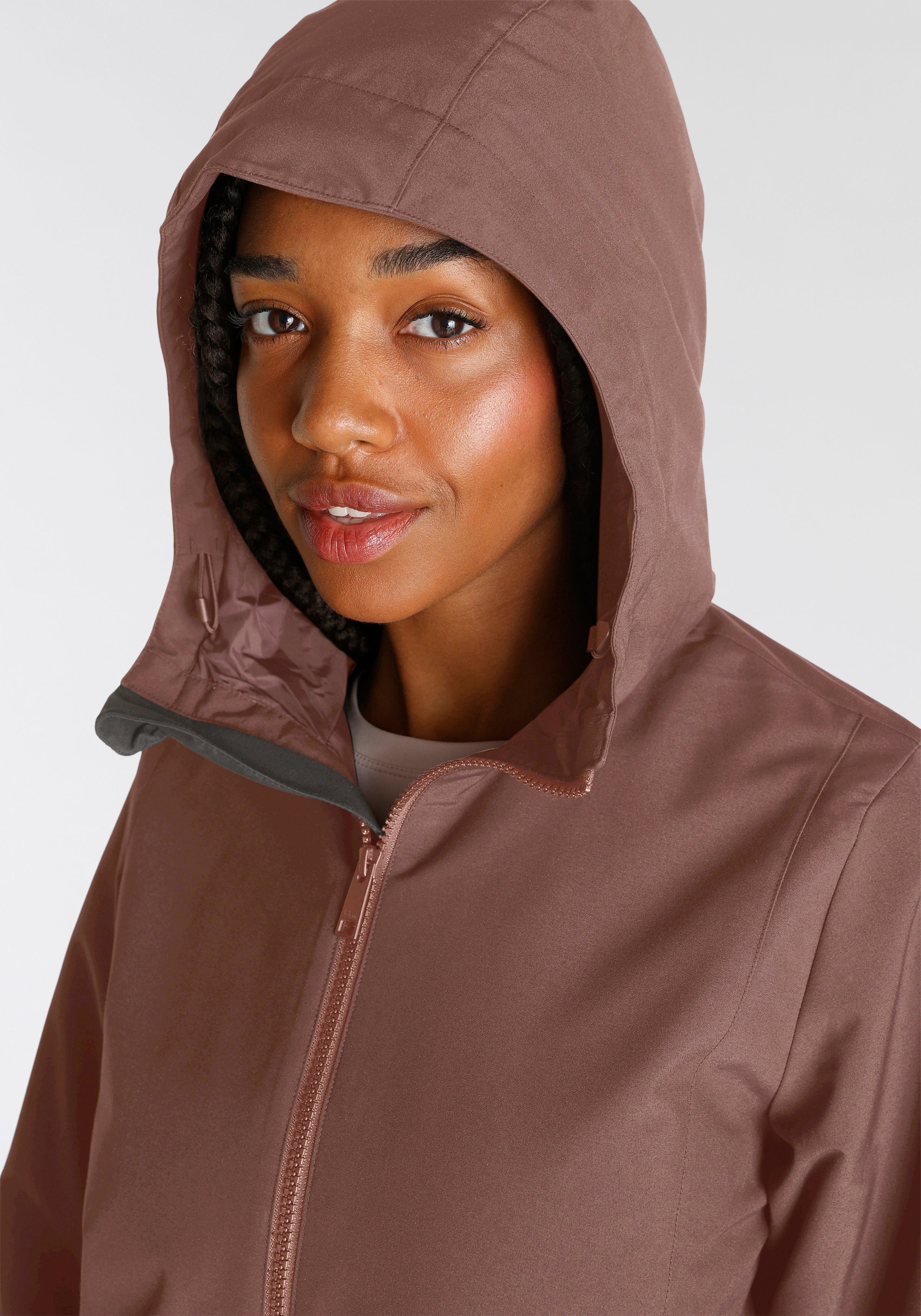 Jack Wolfskin Funktionsjacke Outdoorjacke NOSTA Wärmend, winddicht, wasserabweisend, Übergangsjacke