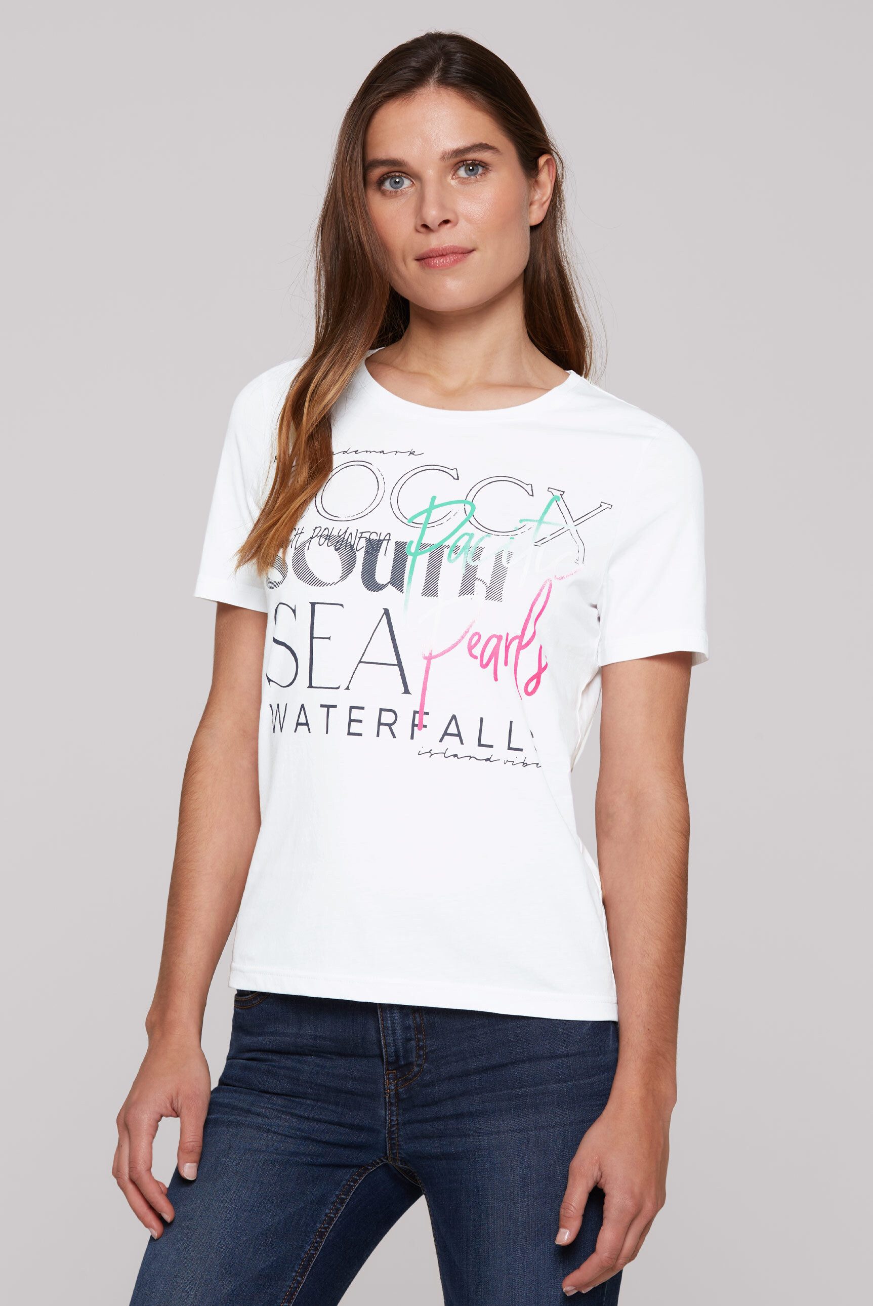 SOCCX Rundhalsshirt, aus Baumwolle günstig online kaufen