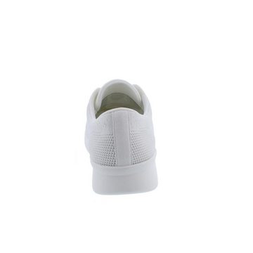 BERKEMANN Linus Sneaker, reinweiß, Comfort Knit, Wechselfußbett, Weite H 5902-0 Schnürschuh