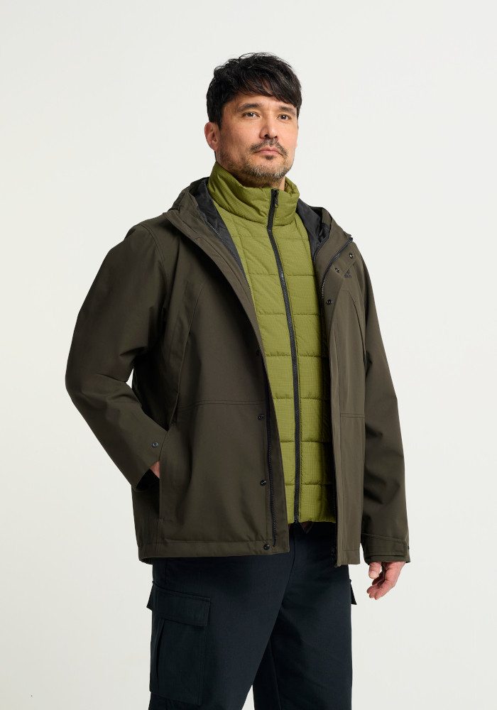 Jack Wolfskin 3-in-1-Funktionsjacke COLD CAMP 3IN1 JKT M 3-in-1 Jacke, wasser- und winddicht, warm