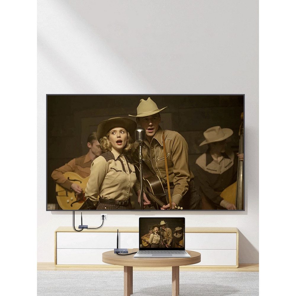 SpeaKa Professional Funkgerät SpeaKa Professional SP-WLME-400 HDMI-Funkübertragung (Set) 180 m 5 GHz