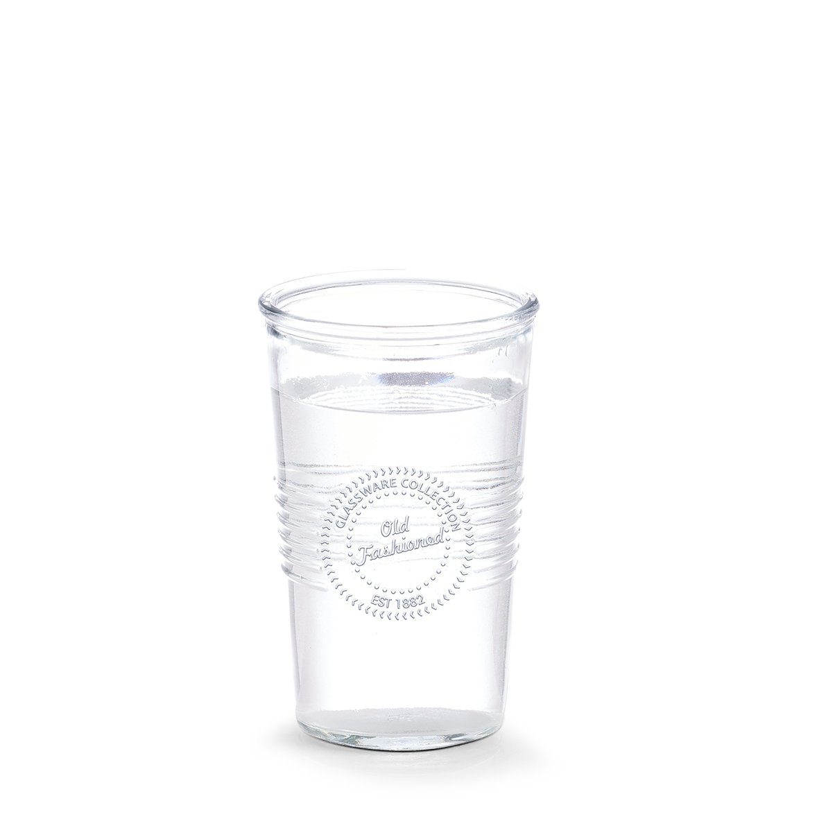 cm Zeller fashioned, Present Glas, Ø6/7,8 300 ml, transparent, 12,3 "Old Glas, x Trinkglas Glas