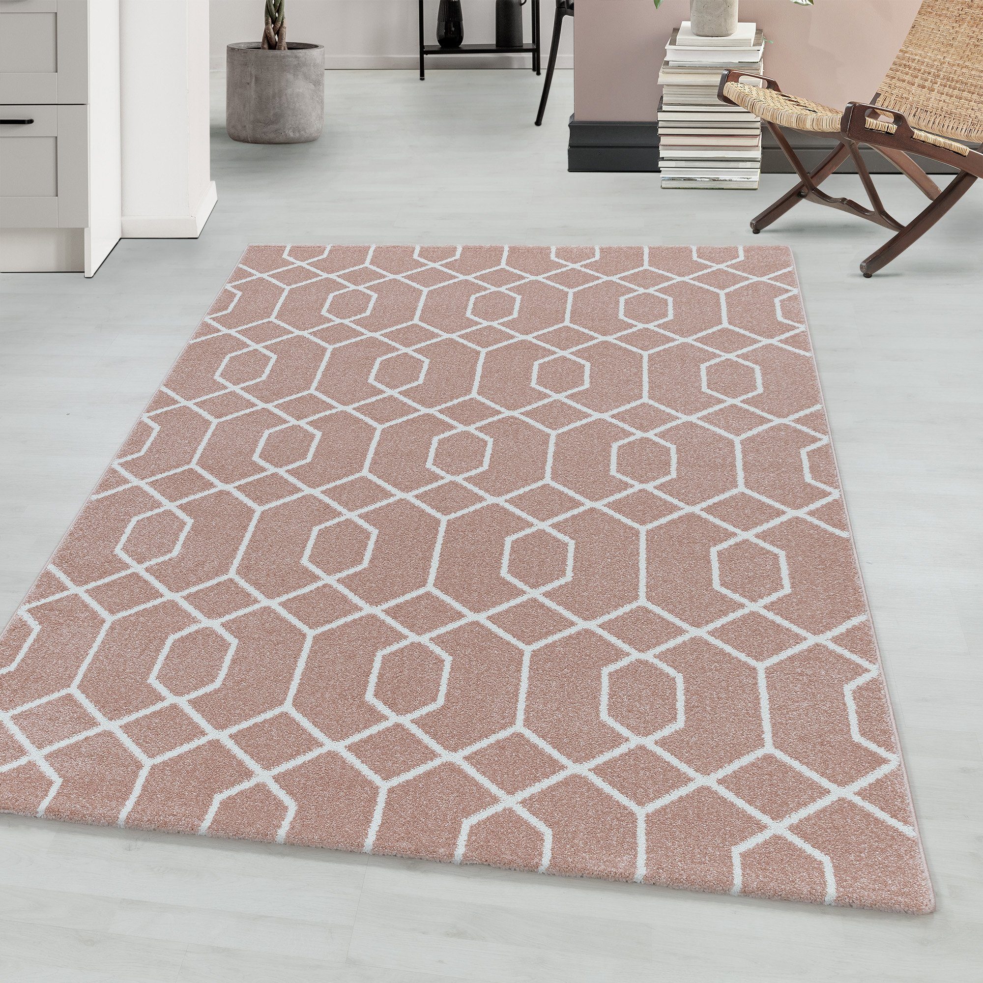 Läufer, mm, Wohnzimmer Design, Teppich Teppich Teppium, 10 Höhe: Geometrisch