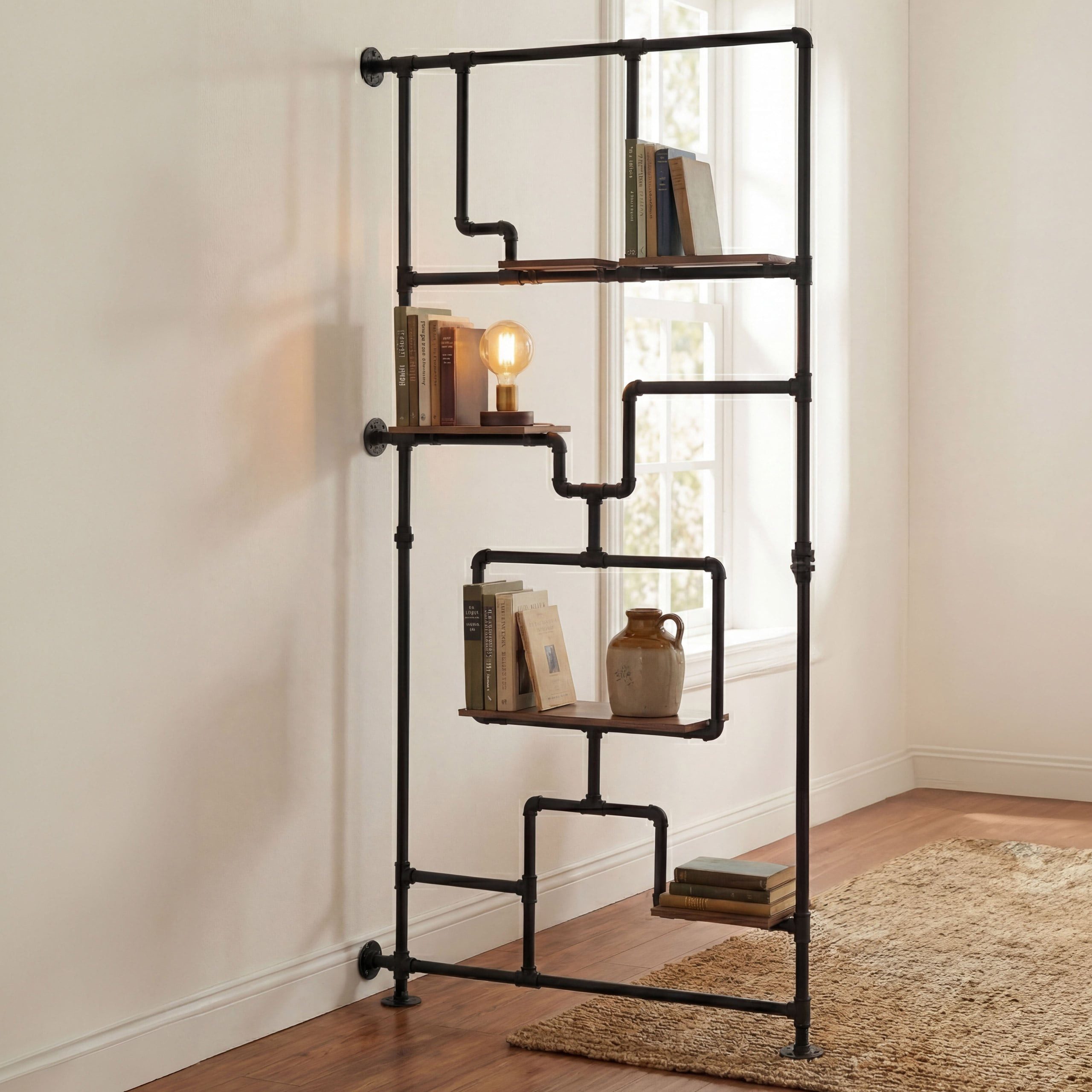 MCW Raumteilerregal MCW-P10, Stabiles Gestell