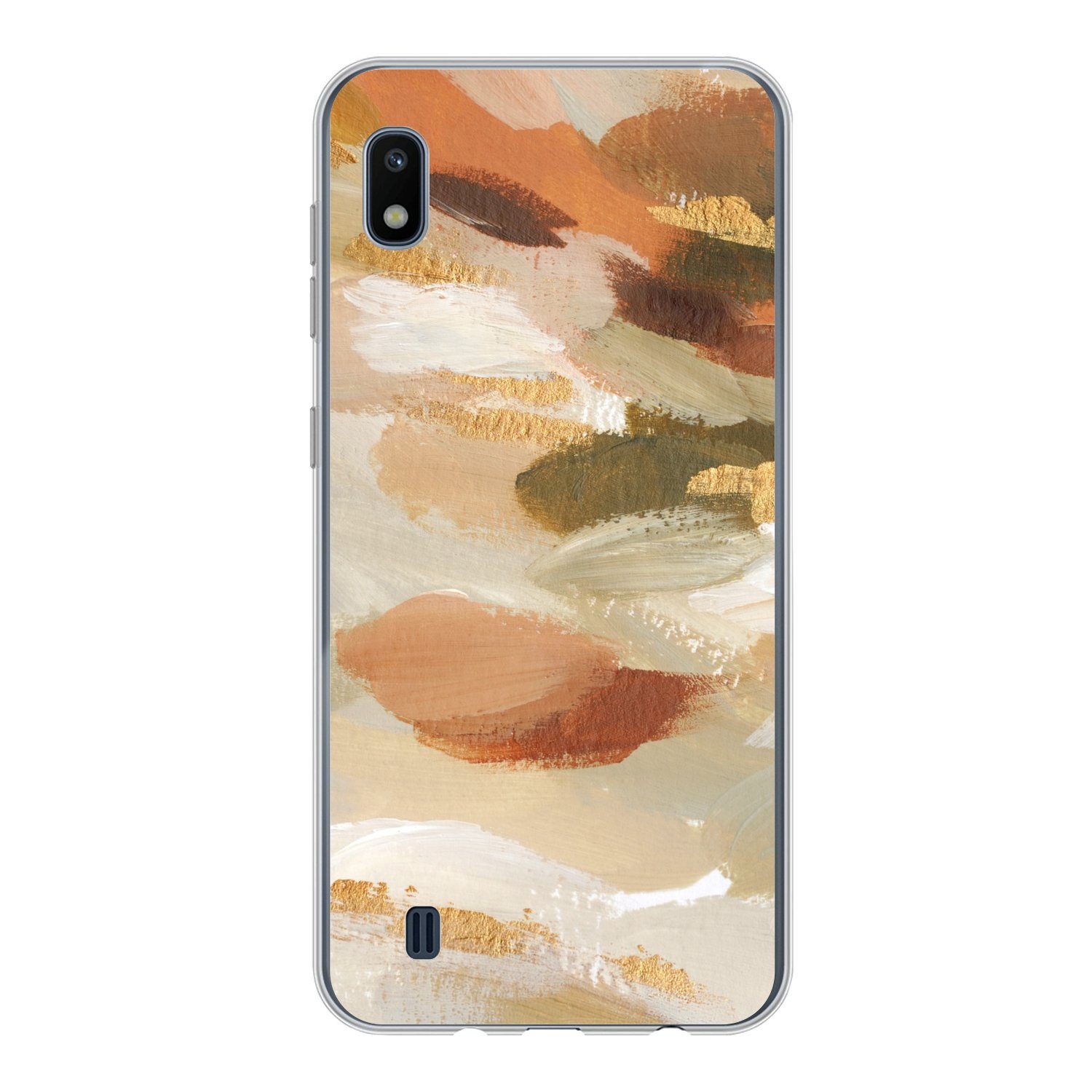 Handyhülle für Samsung Galaxy A10 Farbe - Gold - Braun