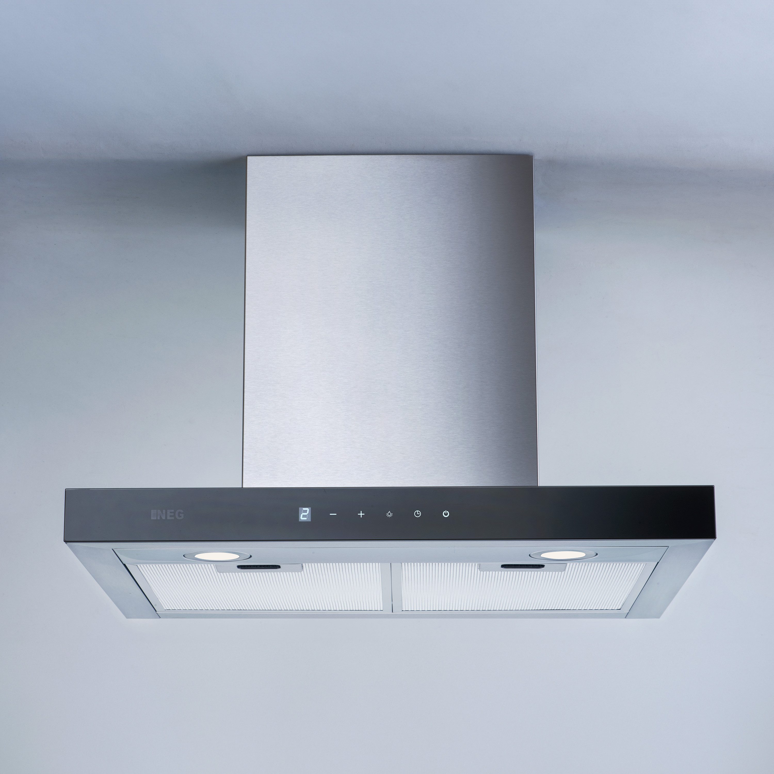 NEG Wandhaube Dunstabzugshaube NEG3660WH2 Wandhaube aus Edelstah Serie NEG36 Dunstabzugshaube NEG3660WH2 Wandhaube aus Edelstah, 2x Intensiv-Stufe, Nachlaufautomatik, Sensor-Touch, LED Beleuchtung