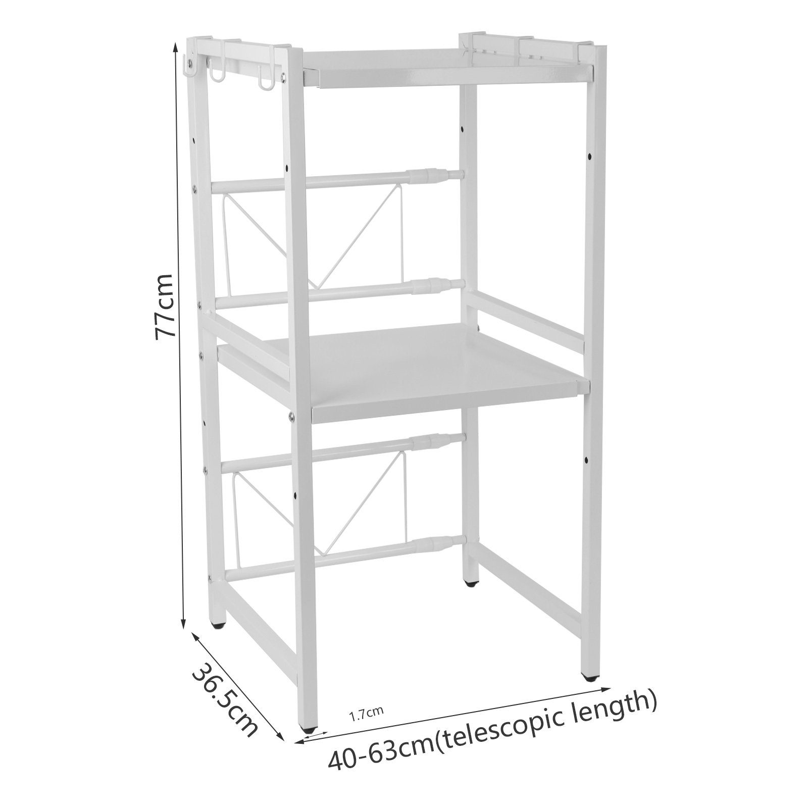 TWSOUL Küchenregal Verstellbares Mikrowellenregal,Erweiterbare Küchen Ständ günstig online kaufen