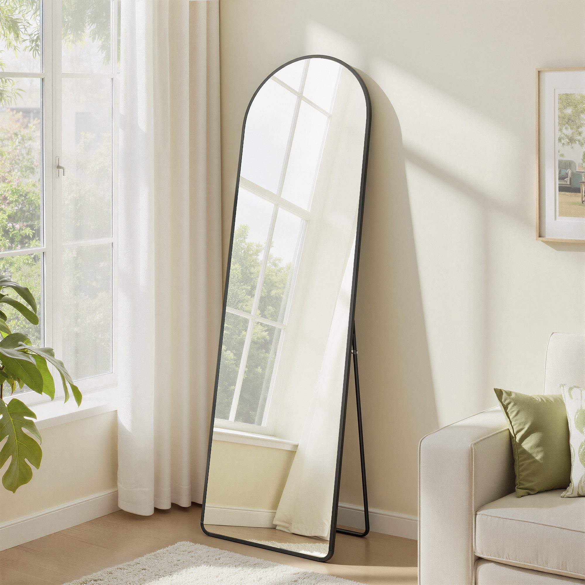 SONGMICS Standspiegel (packet), Ganzkörperspiegel, 160 x 50 / 150 x 40 cm, günstig online kaufen