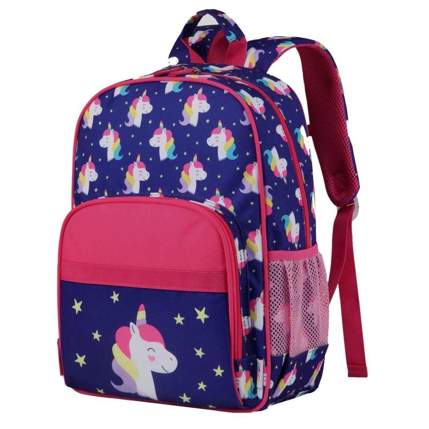 LuxusKollektion Kinderrucksack Kinderrucksack Mädchen Blau Einhorn 15.5L A4