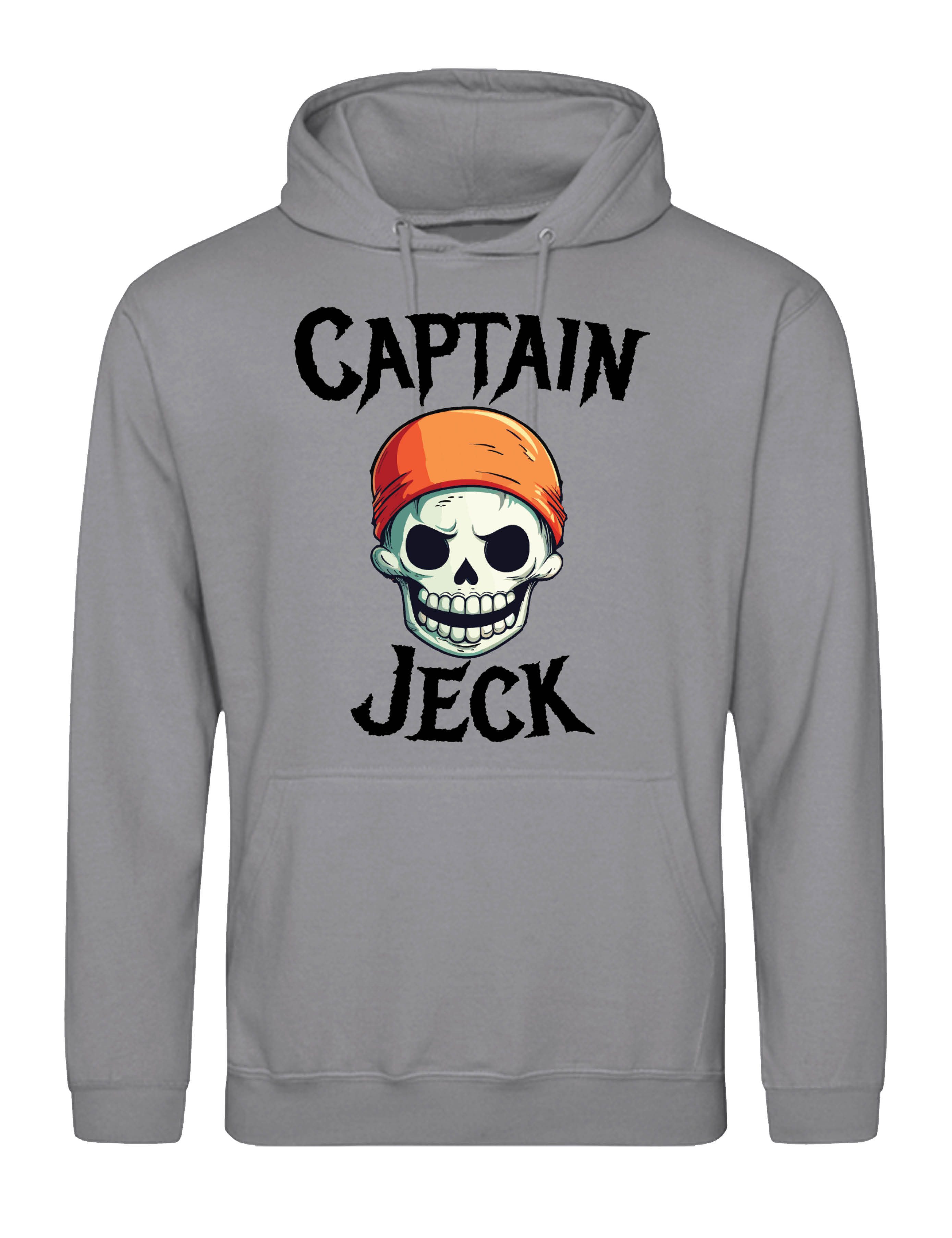 Hoodie Captian Jeck Herren Hoodie Fun-Print Statement Geschenk