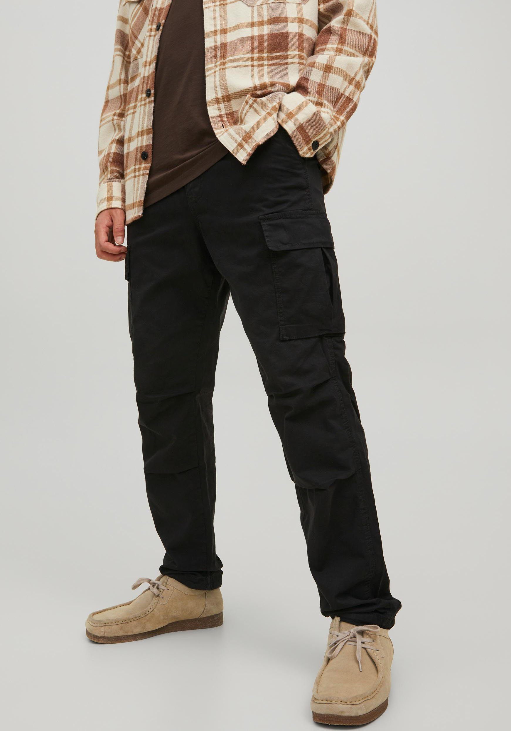 Jack & Jones Cargohose STACE TUCKER black