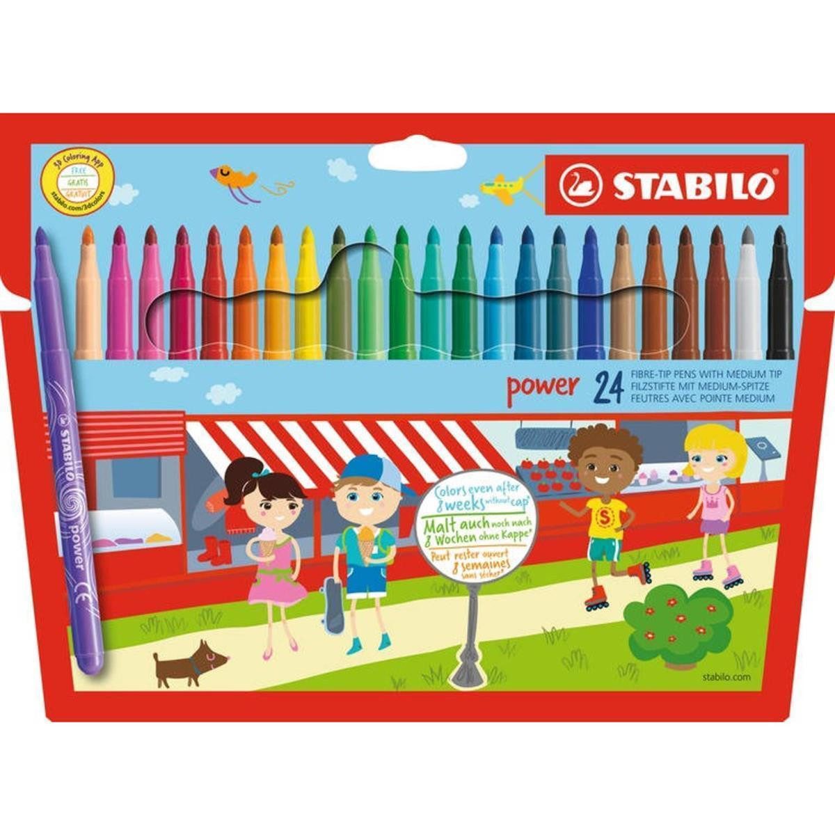 STABILO Ersatzscherkopf Stabilo, Faserschreiber, Power