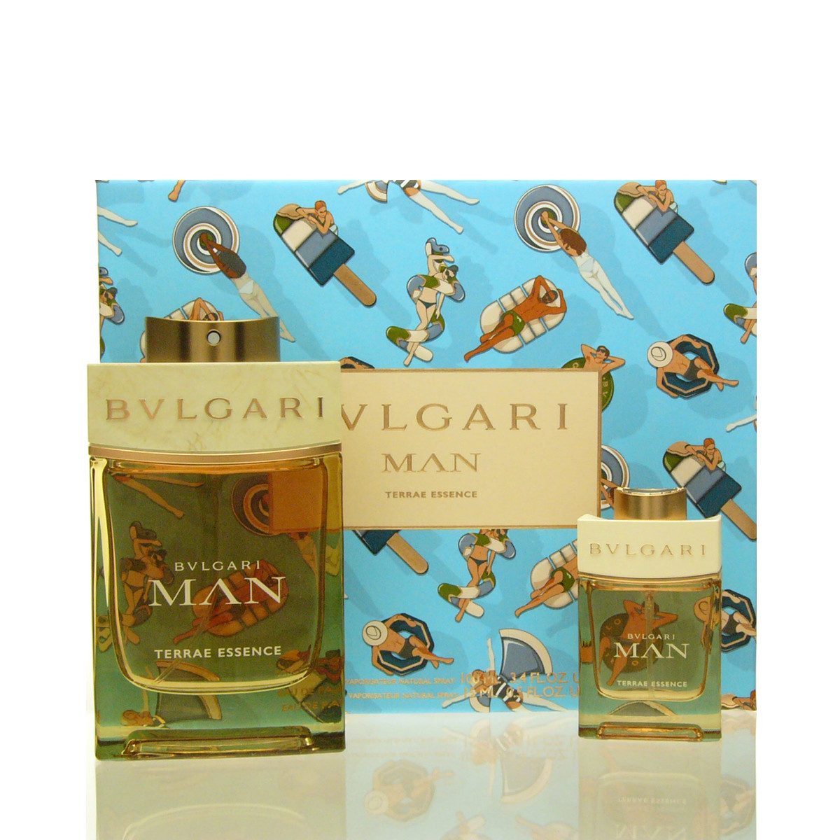 Duft-Set Bvlgari Man Terrae Essence Set - EDP 100 ml + EDP 15 ml