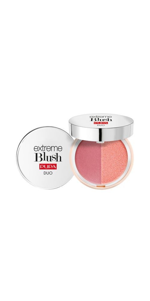 Pupa Milano Rouge Pupa Milano Extreme Blush Duo 110-Radiant Amarant Glow Watermelon 4gr