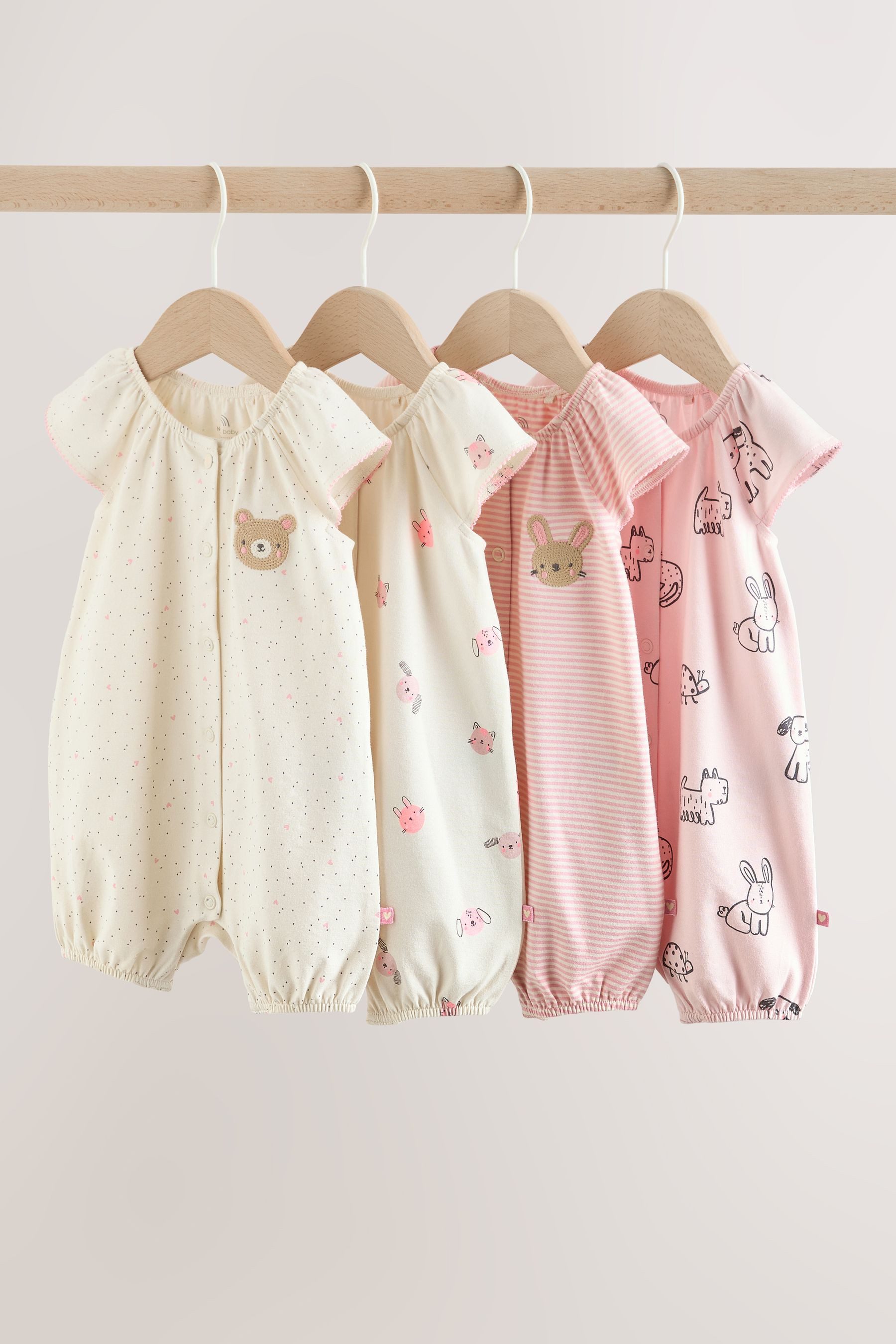 Next Strampler Baby-Strampler aus Jersey (4-tlg)